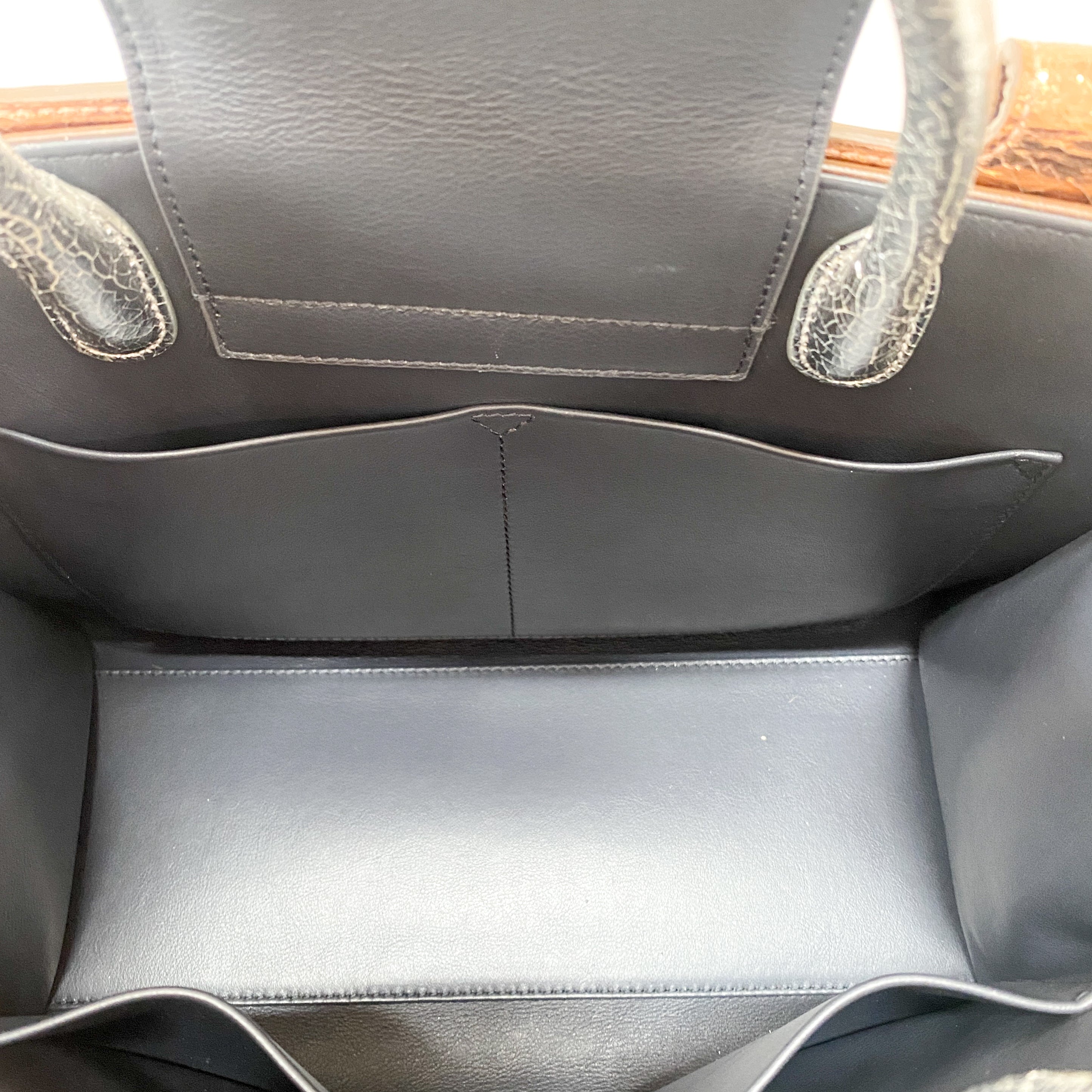 Gold Leather Handbag