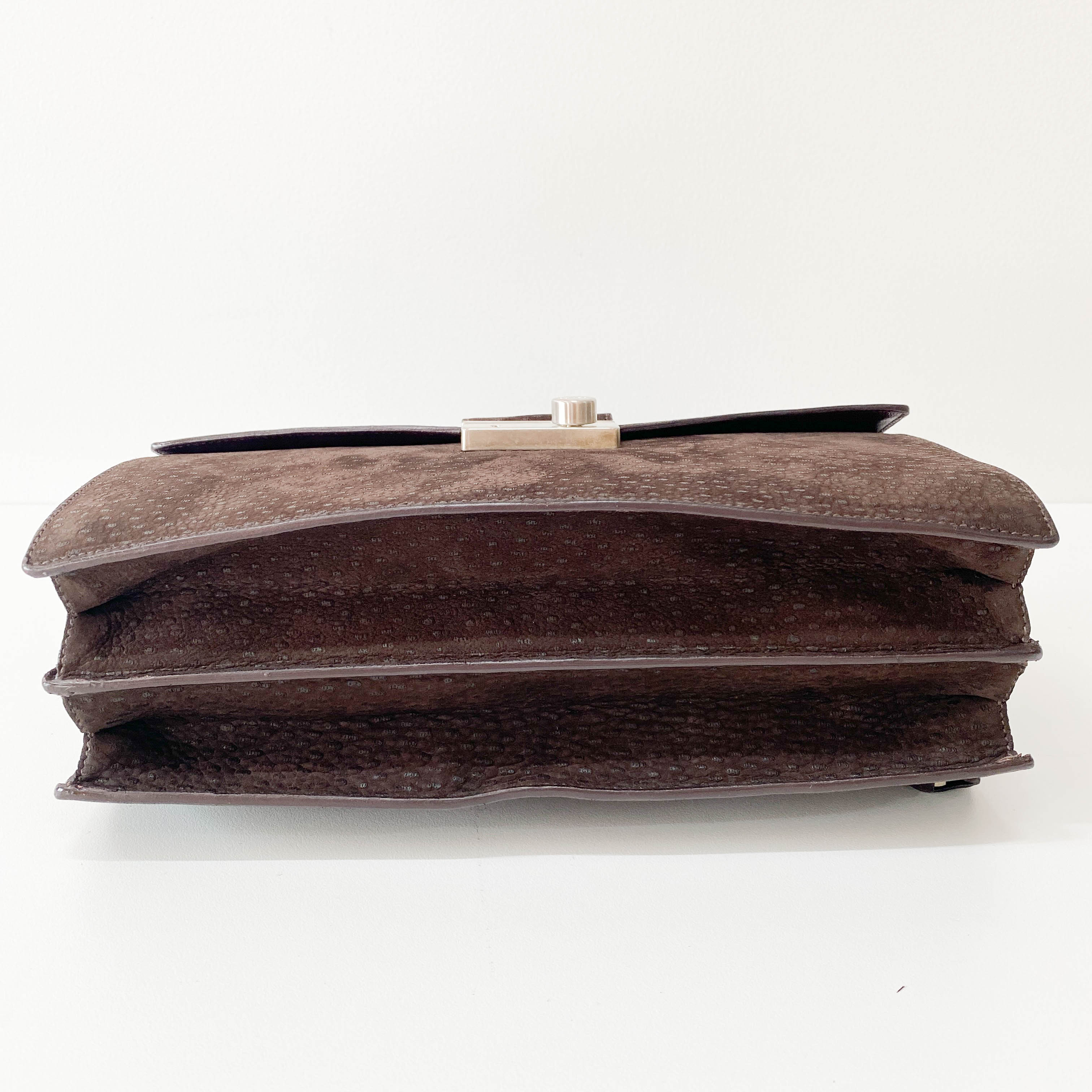 Archive Brown Nubuck Leather Shoulder Bag