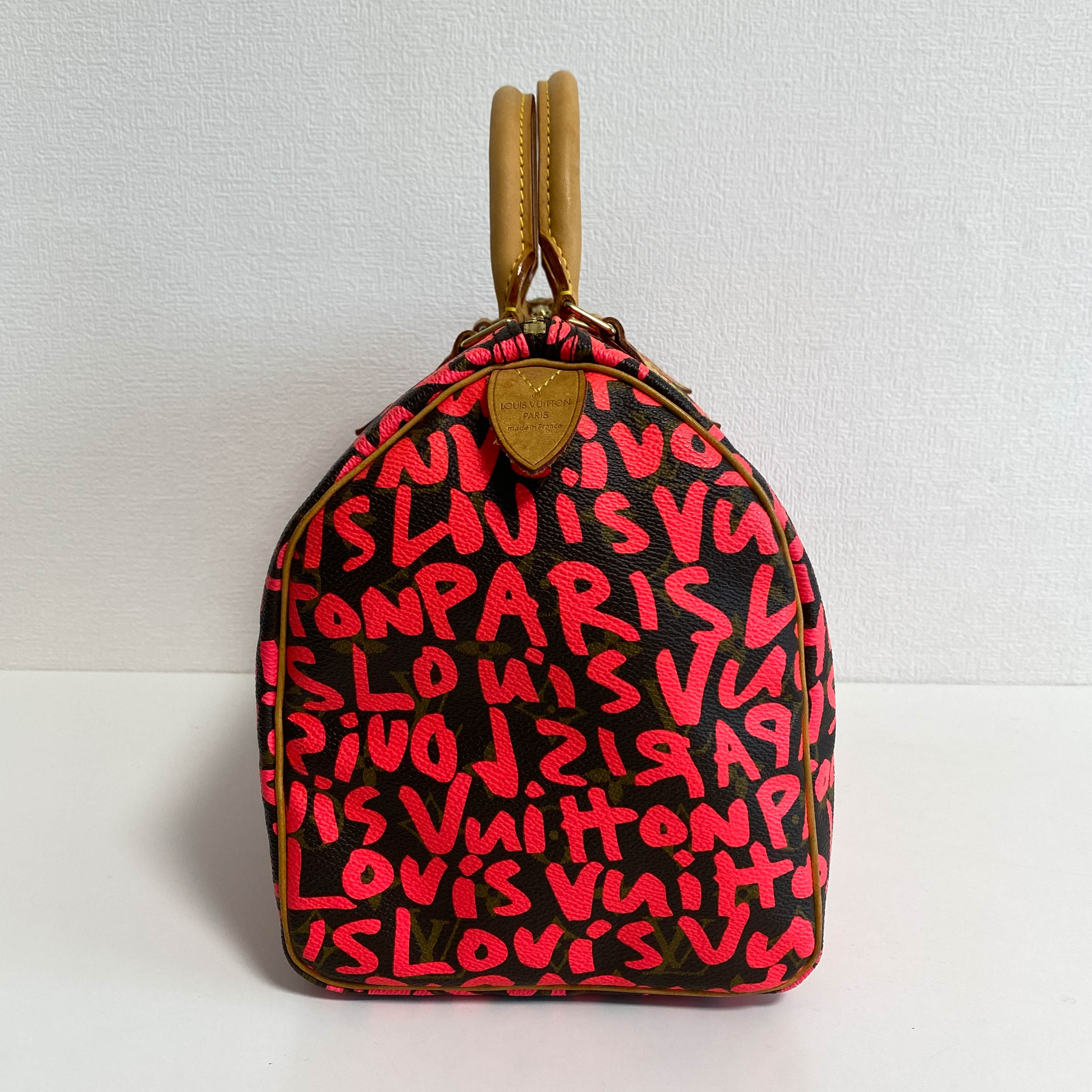 Limited Edition Fuchsia Graffiti Stephen Sprouse Speedy 30 Bag