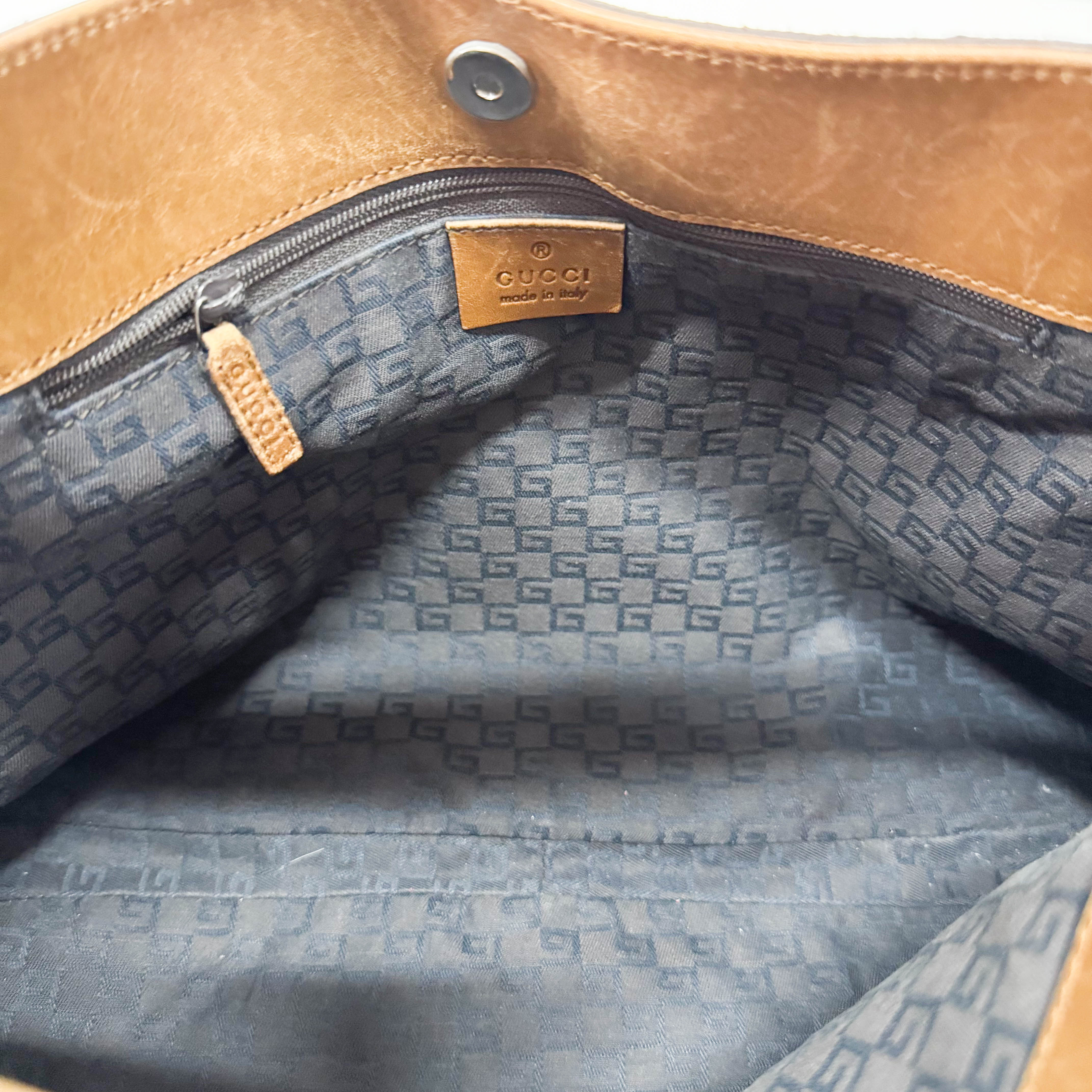 Horsebit Hobo Brown Suede Shoulder Bag