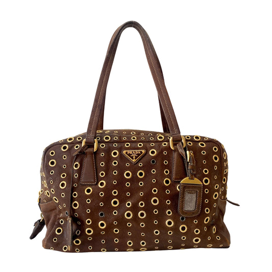 Brown Leather Shoulder Bag