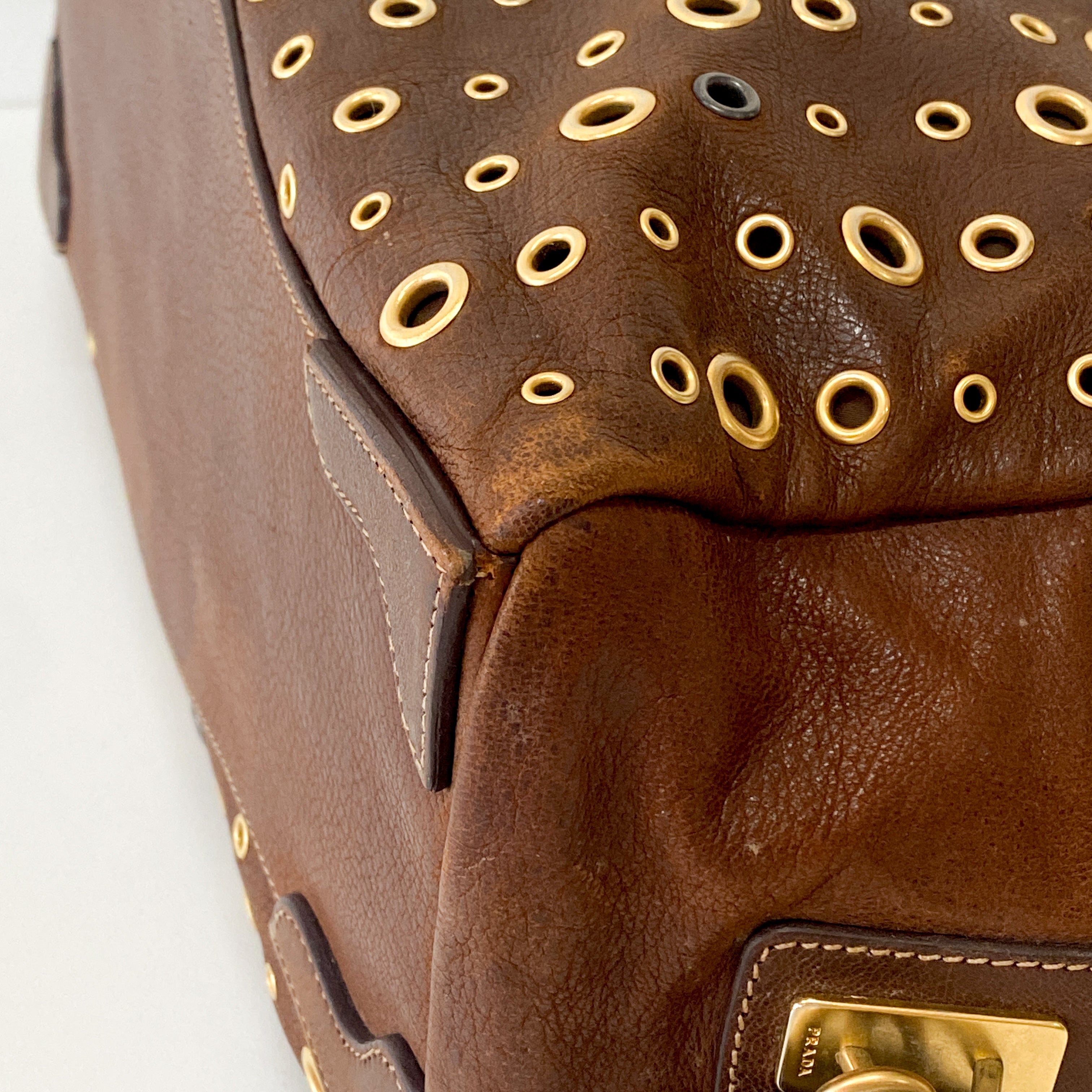 Brown Leather Shoulder Bag