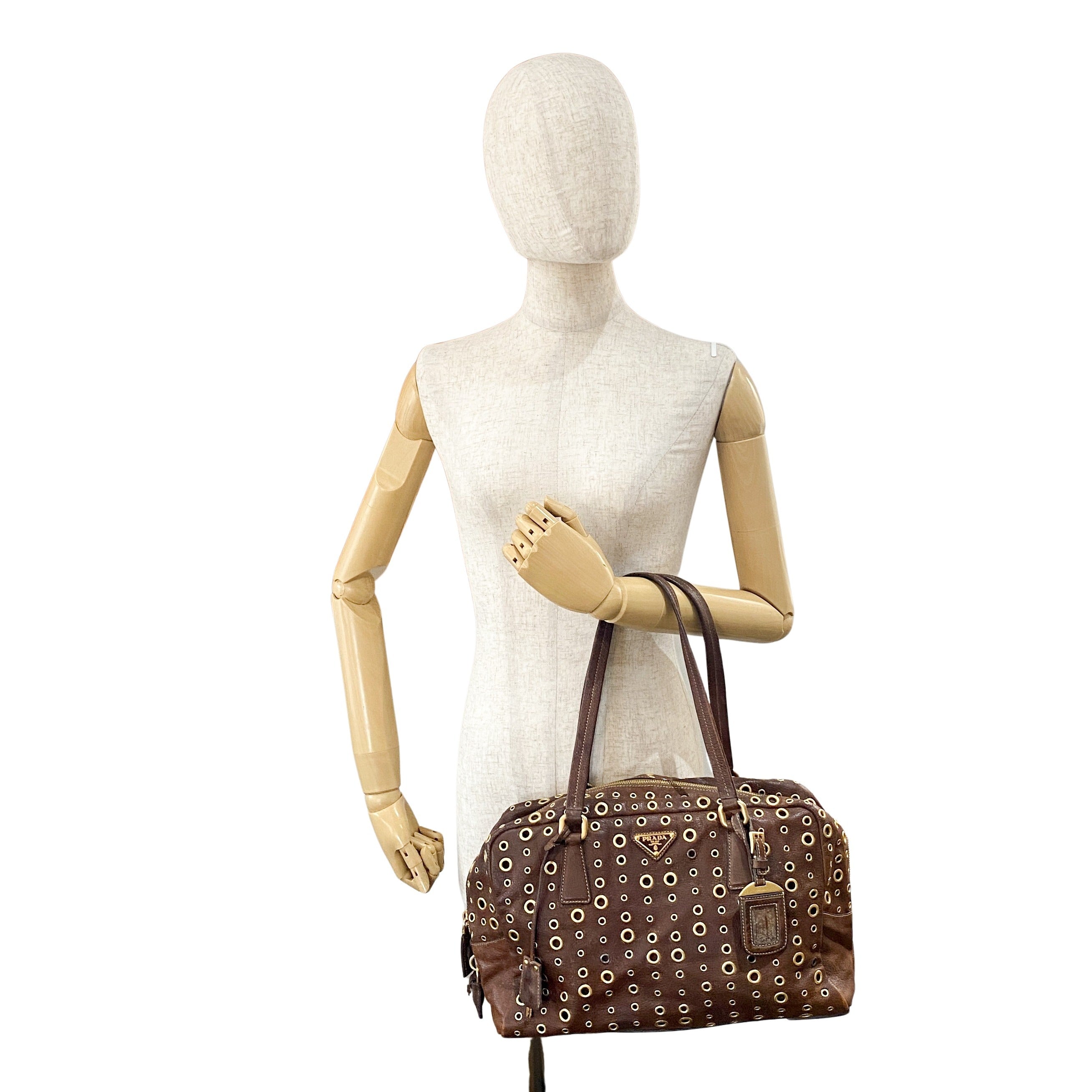 Brown Leather Shoulder Bag