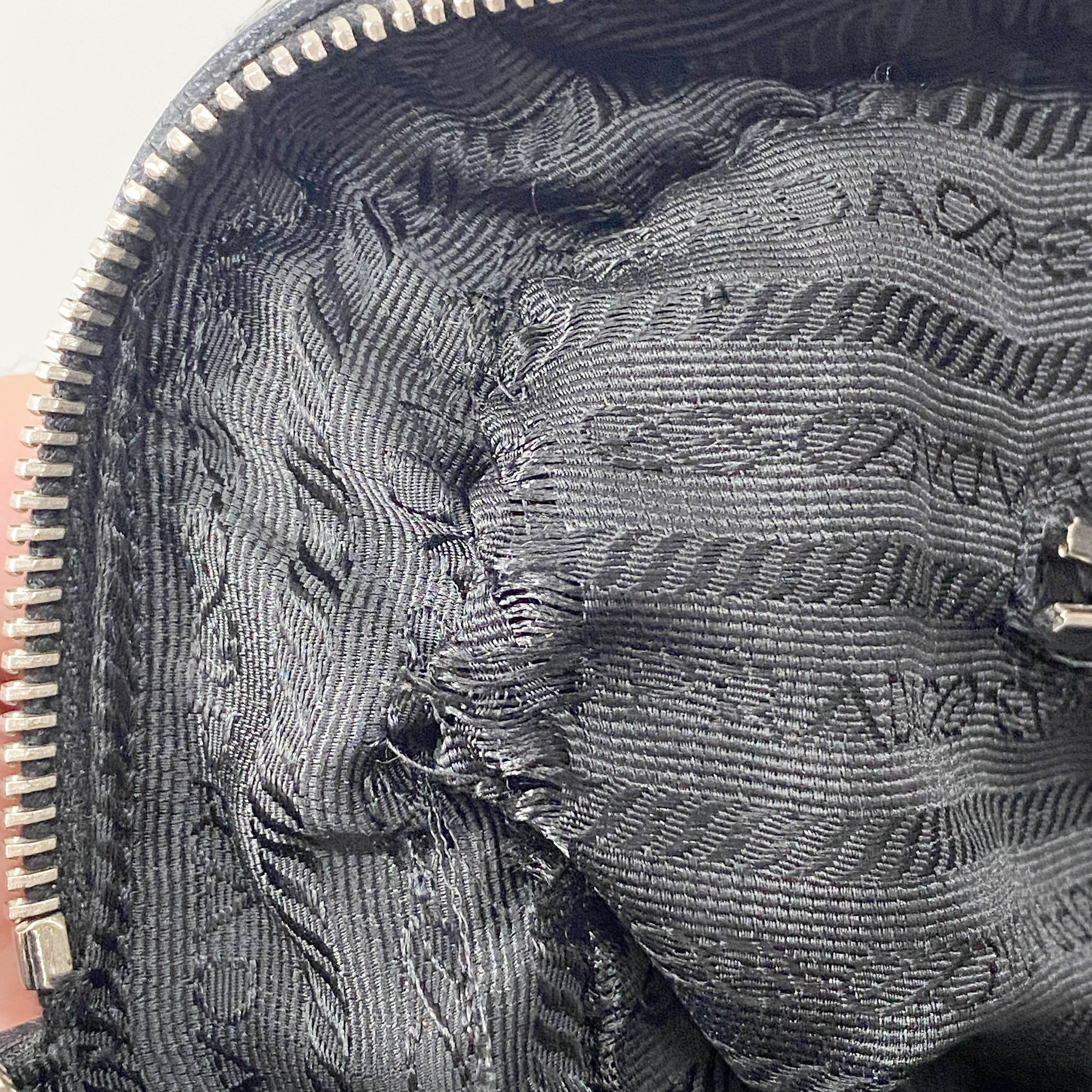 Tessuto Black Nylon Shoulder Bag