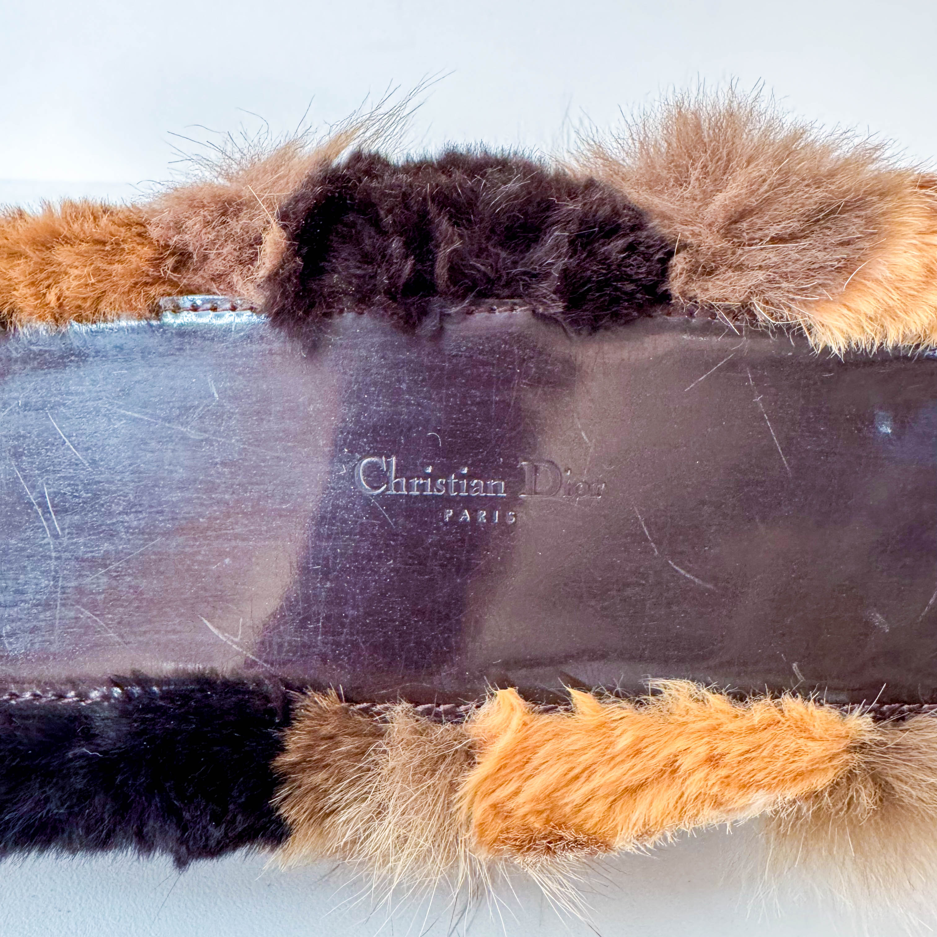 Leopard Print Fur Tote Bag