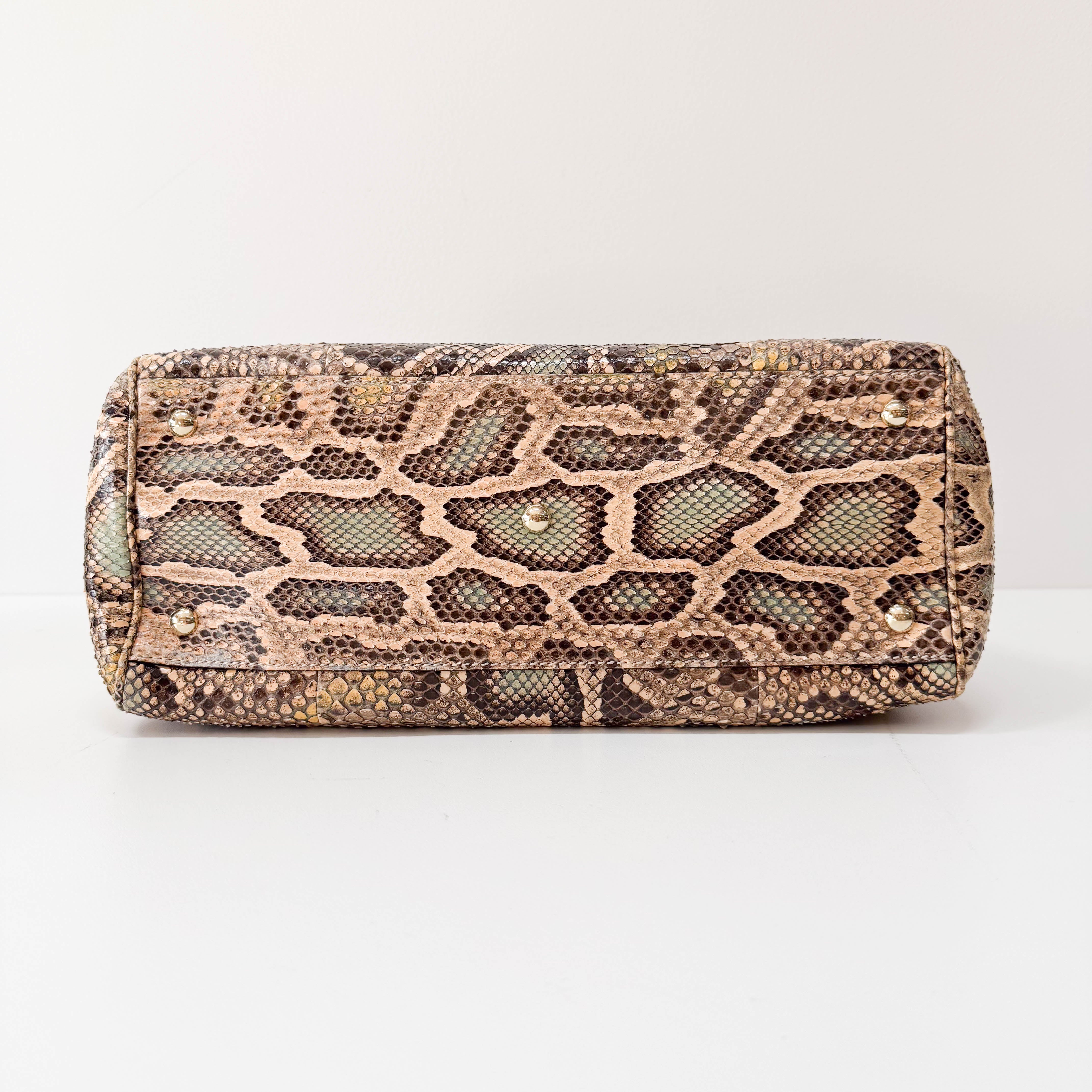 Bamboo Leather Multi-colour Tote