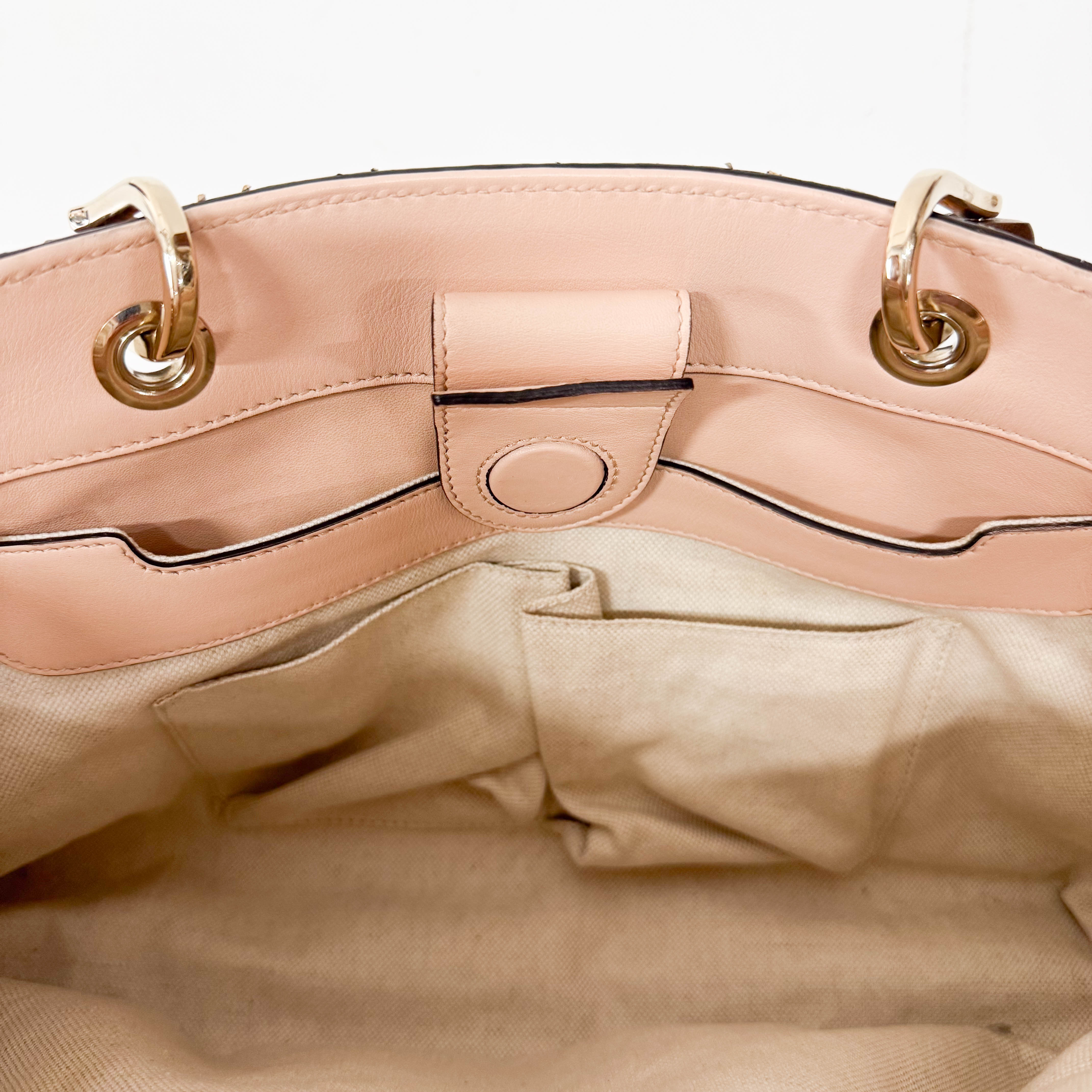 Bamboo Leather Multi-colour Tote