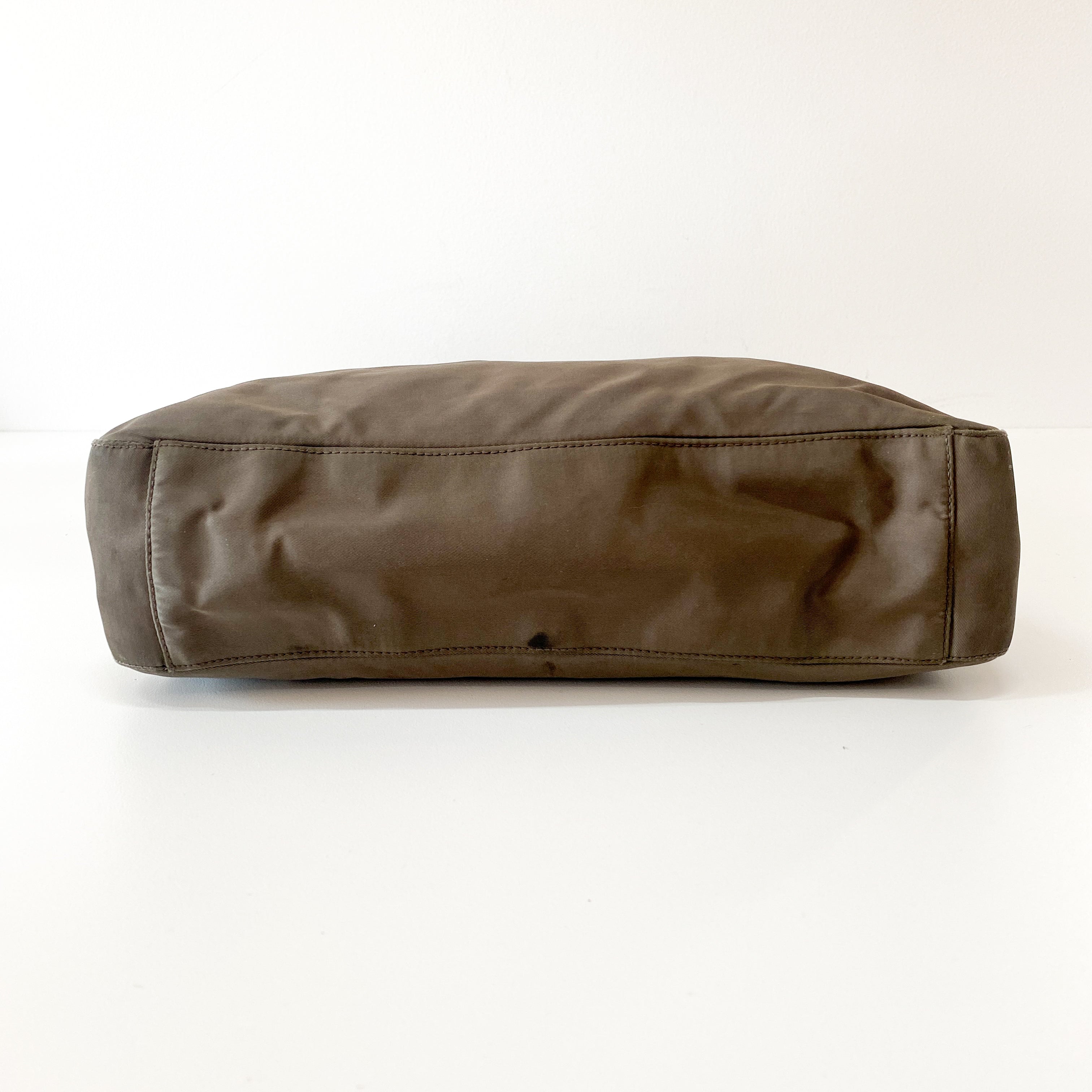 Archive Tessuto Grey Nylon Turnaround Strap Shoulder Bag