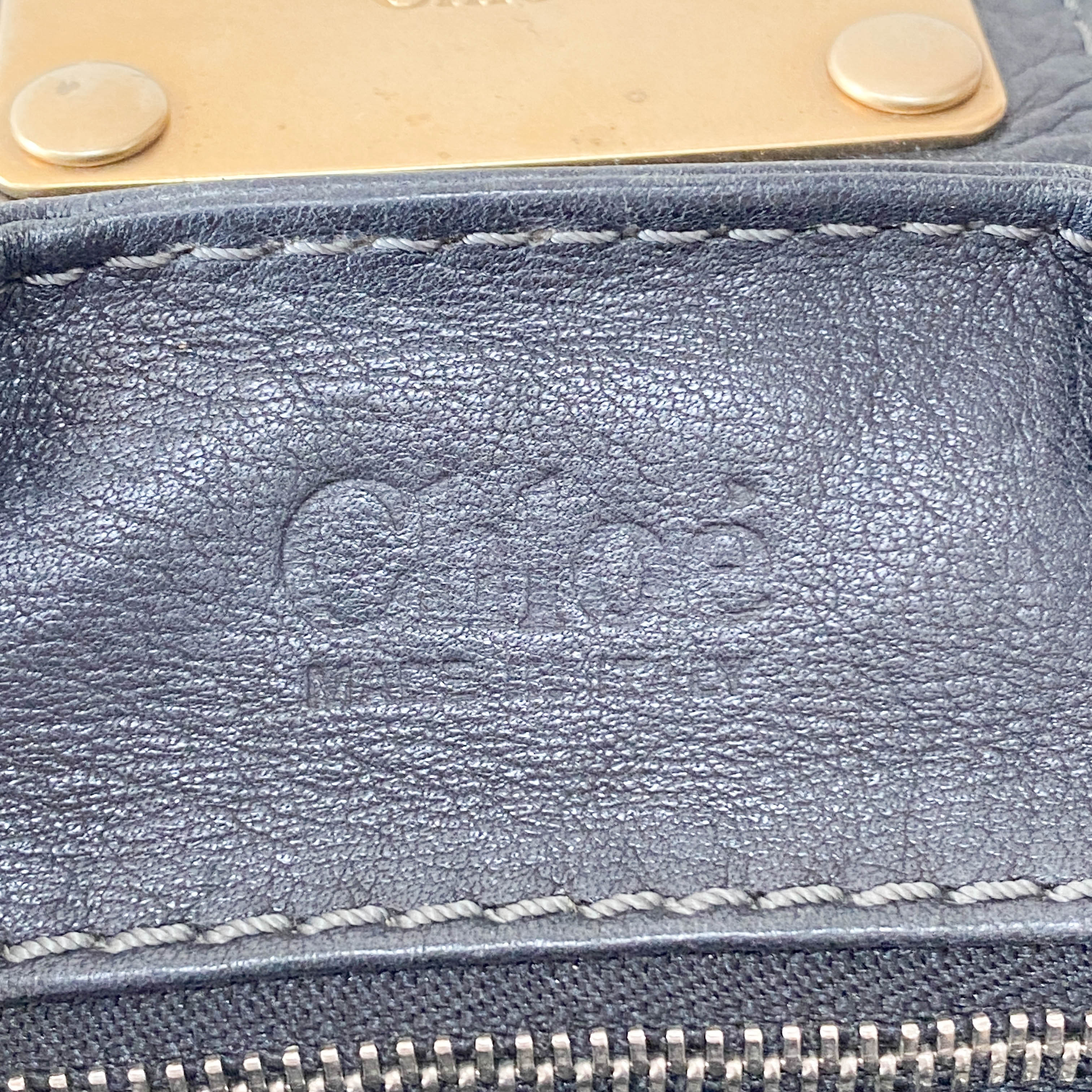 Paddington Black Leather Bag