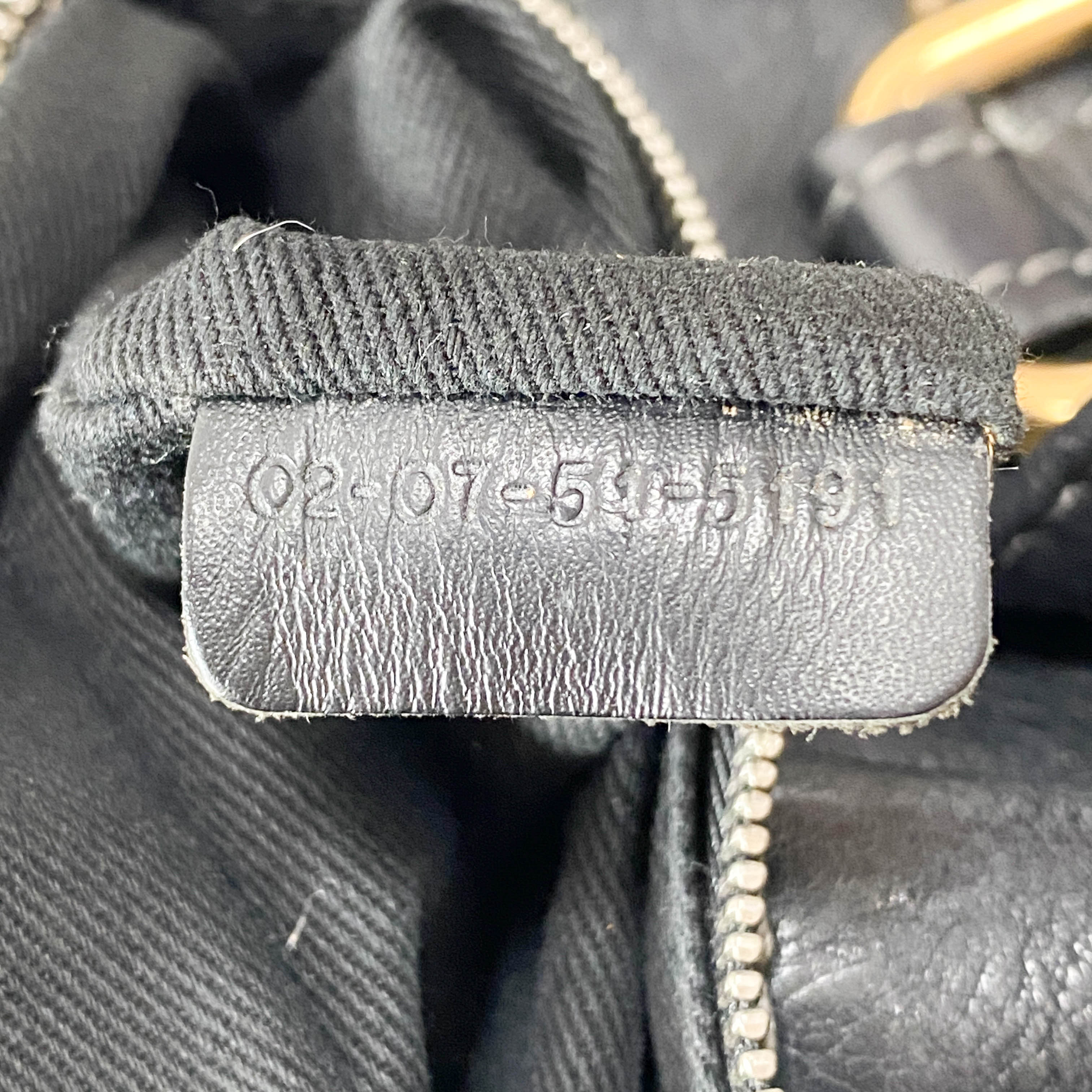 Paddington Black Leather Bag