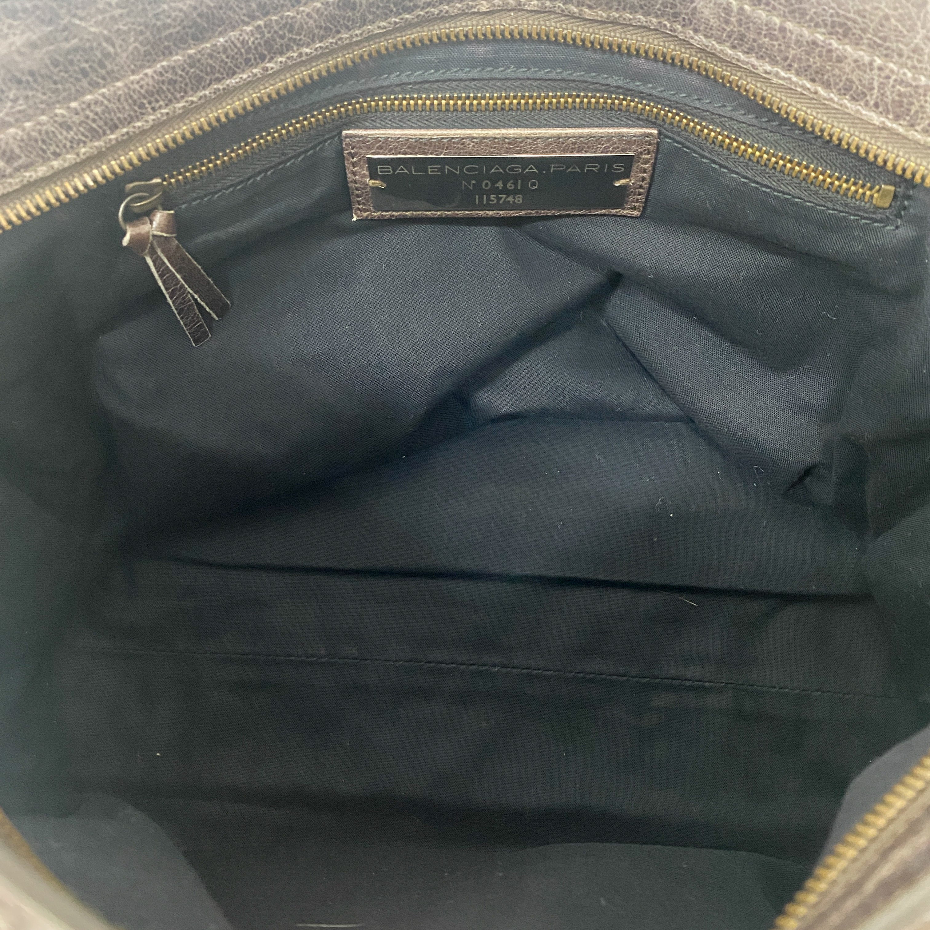 The City Brown Leather Two Way Bag