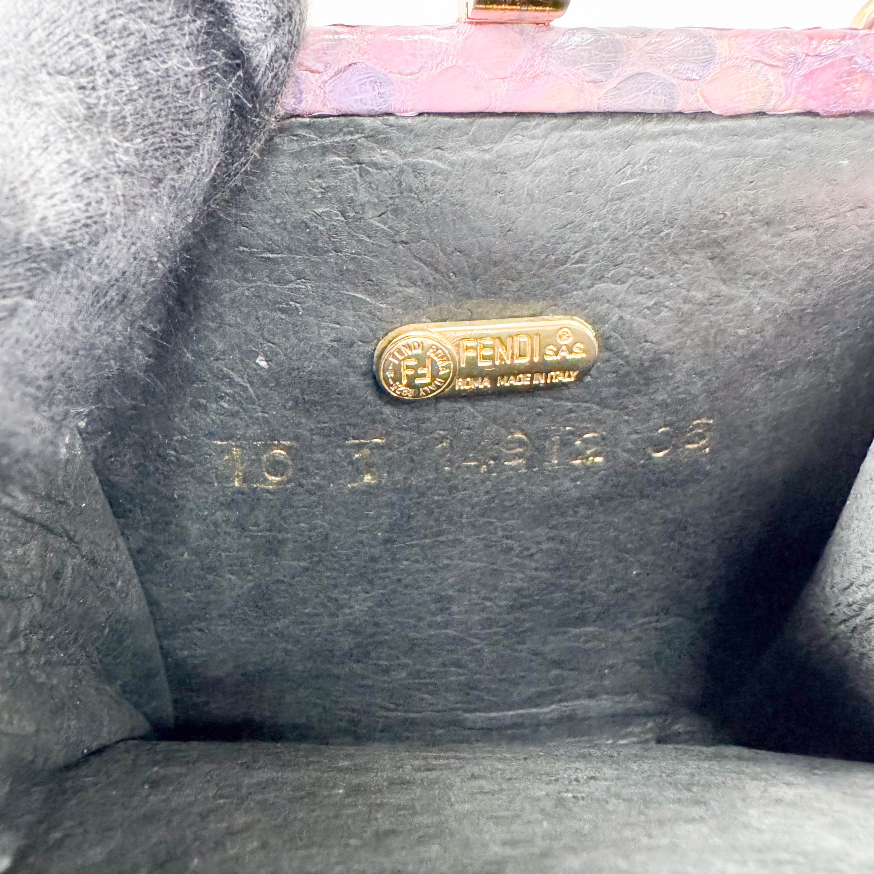 Multi-color Phyton Coin Case with Chain Strap