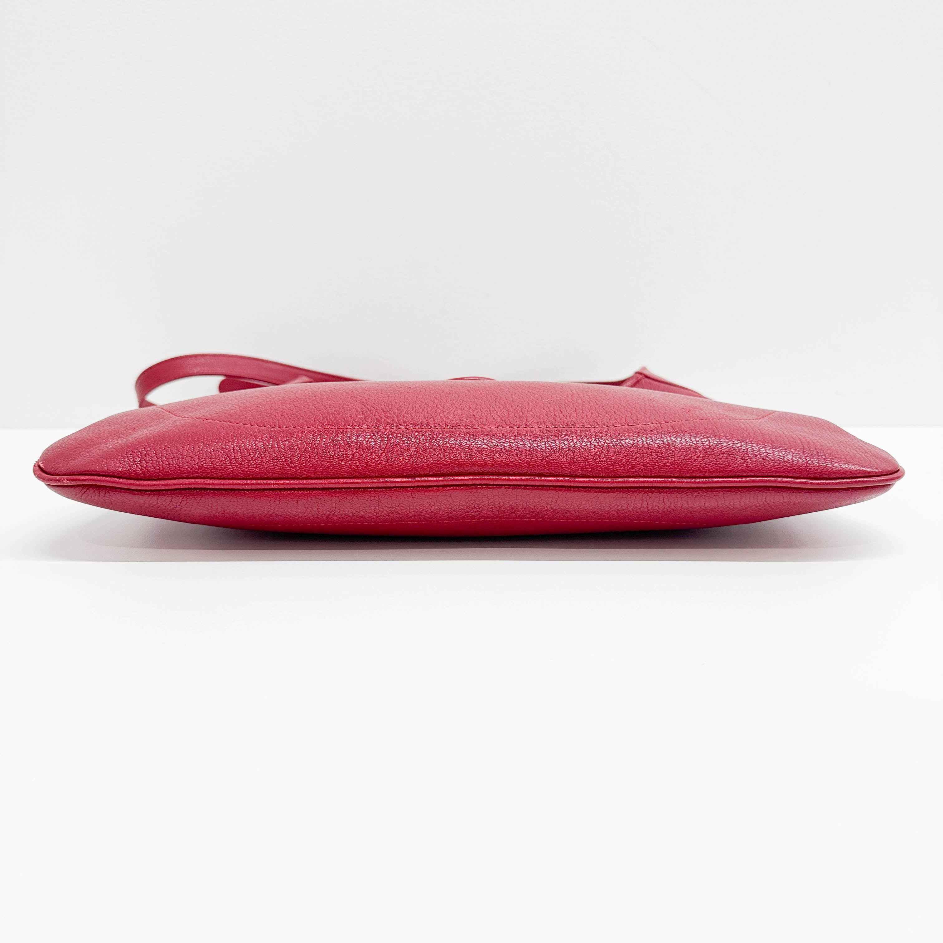 Aphrodite Red Leather Crossbody Bag