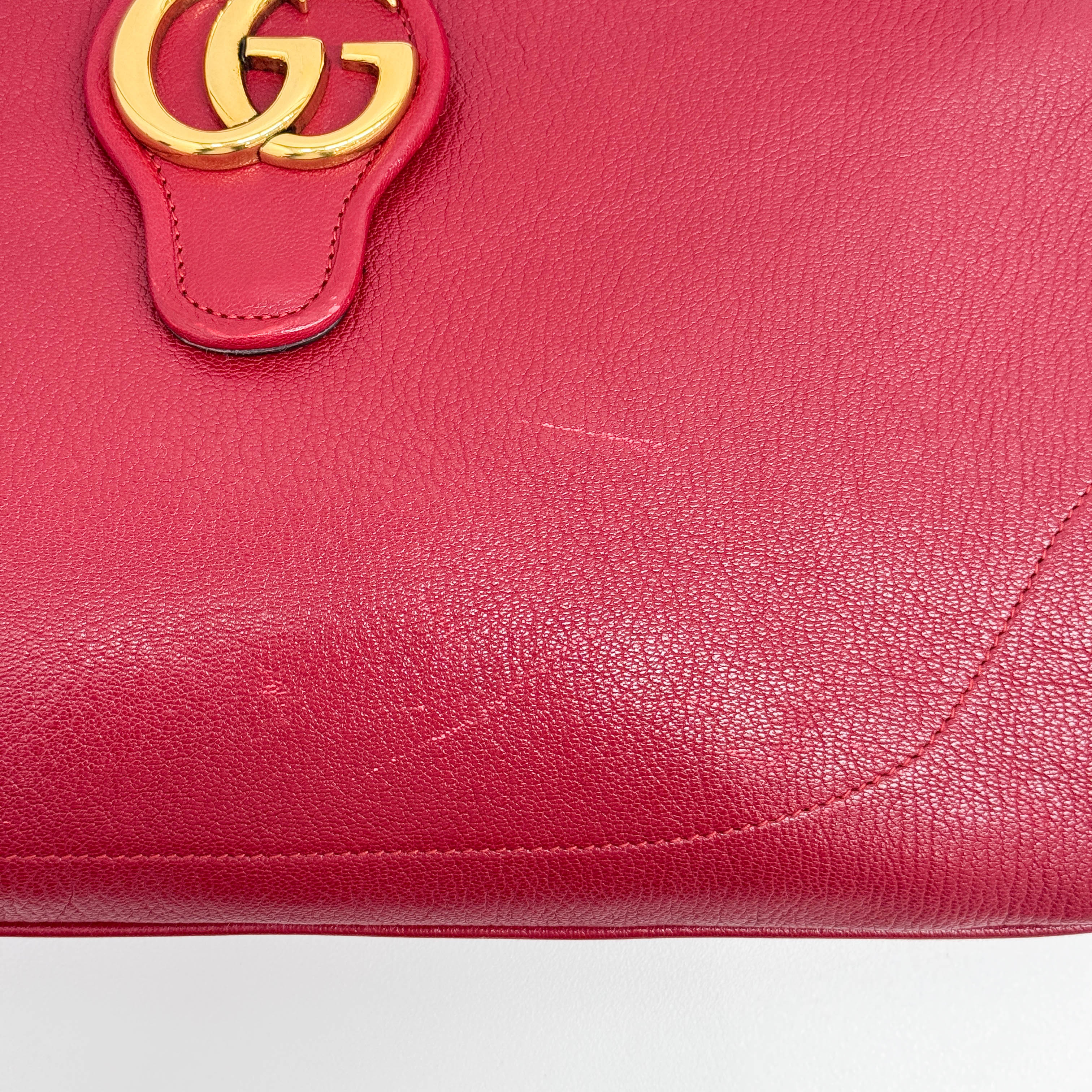 Aphrodite Red Leather Crossbody Bag