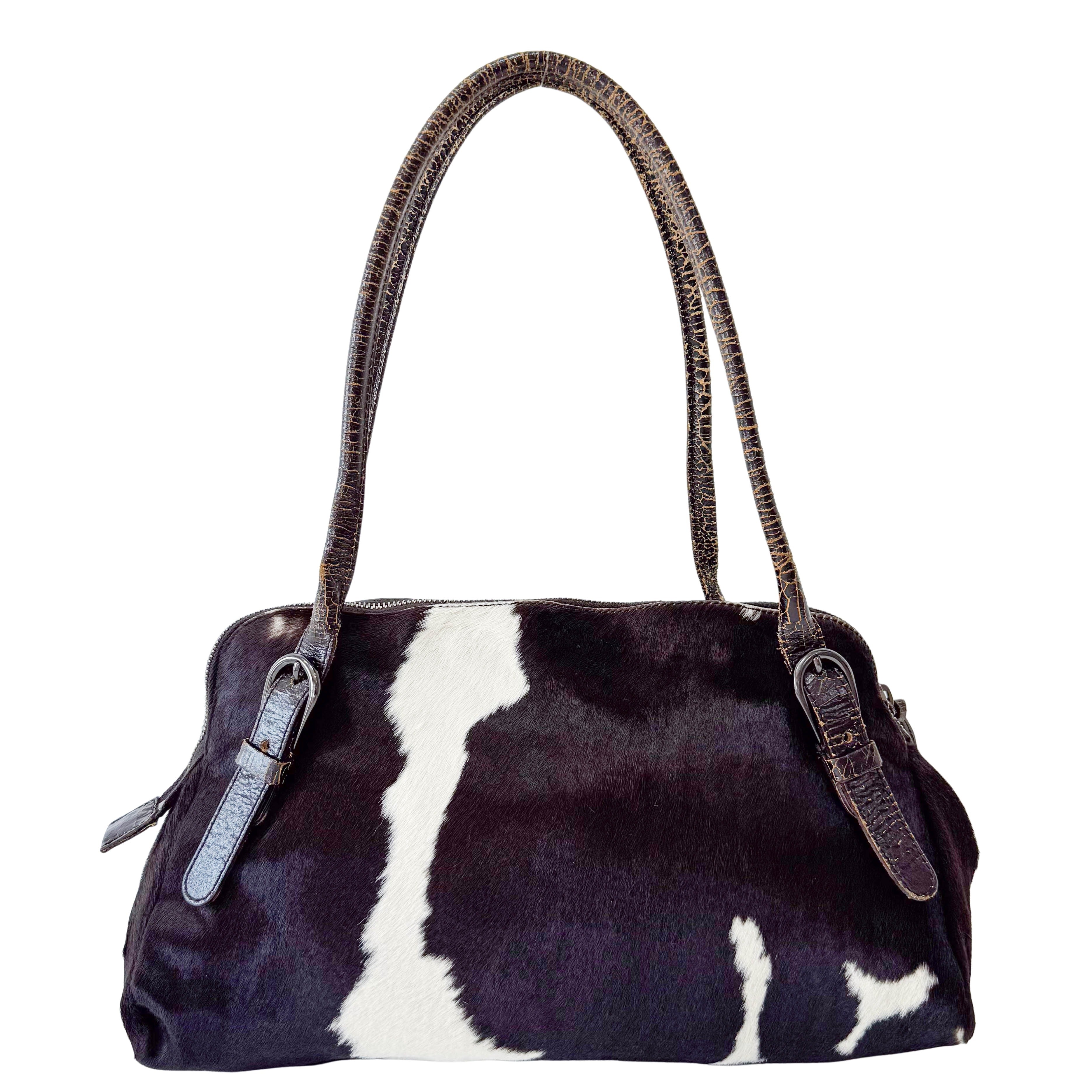 Cow Print Pony Hair Bag