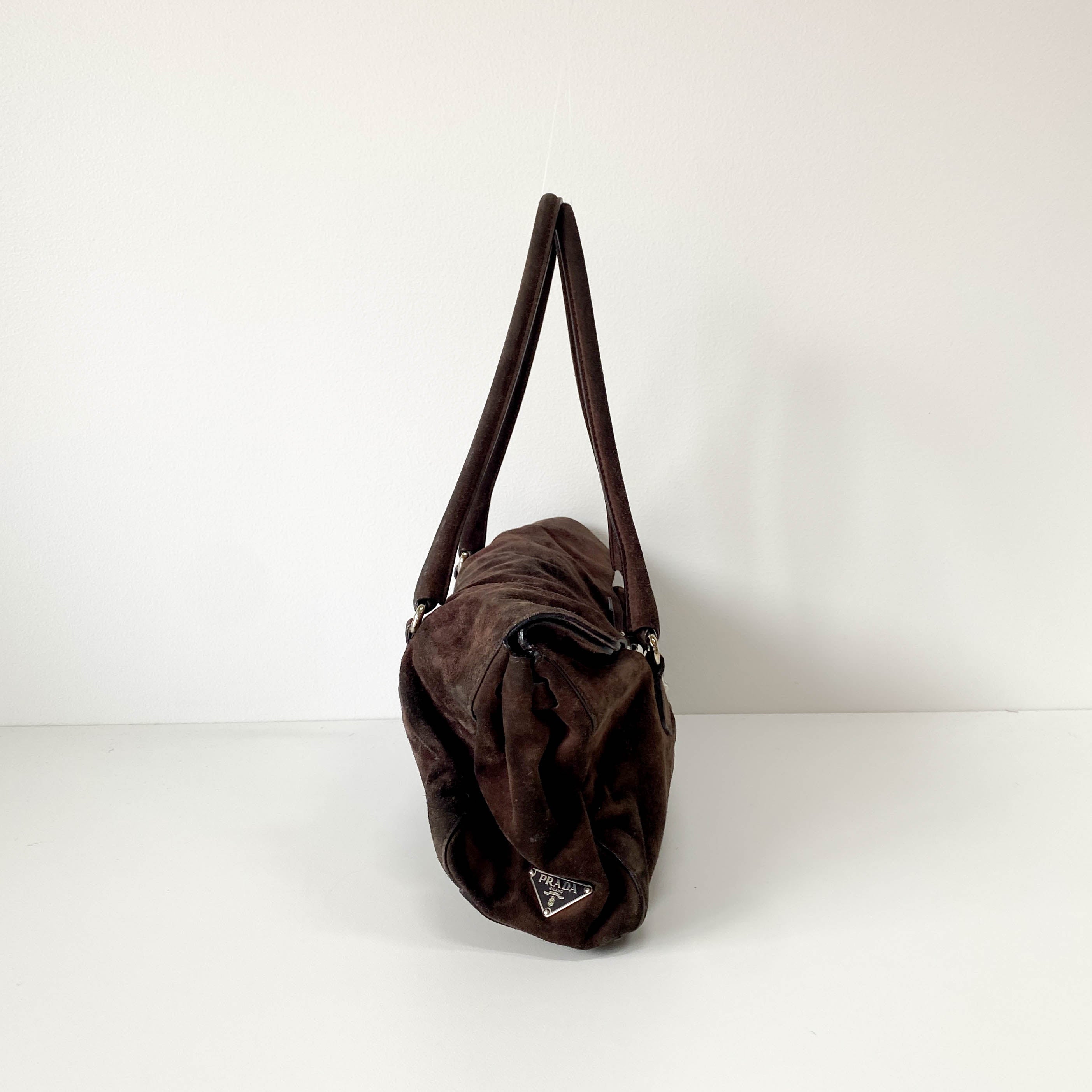 Archive Suede Brown Shoulder Bag