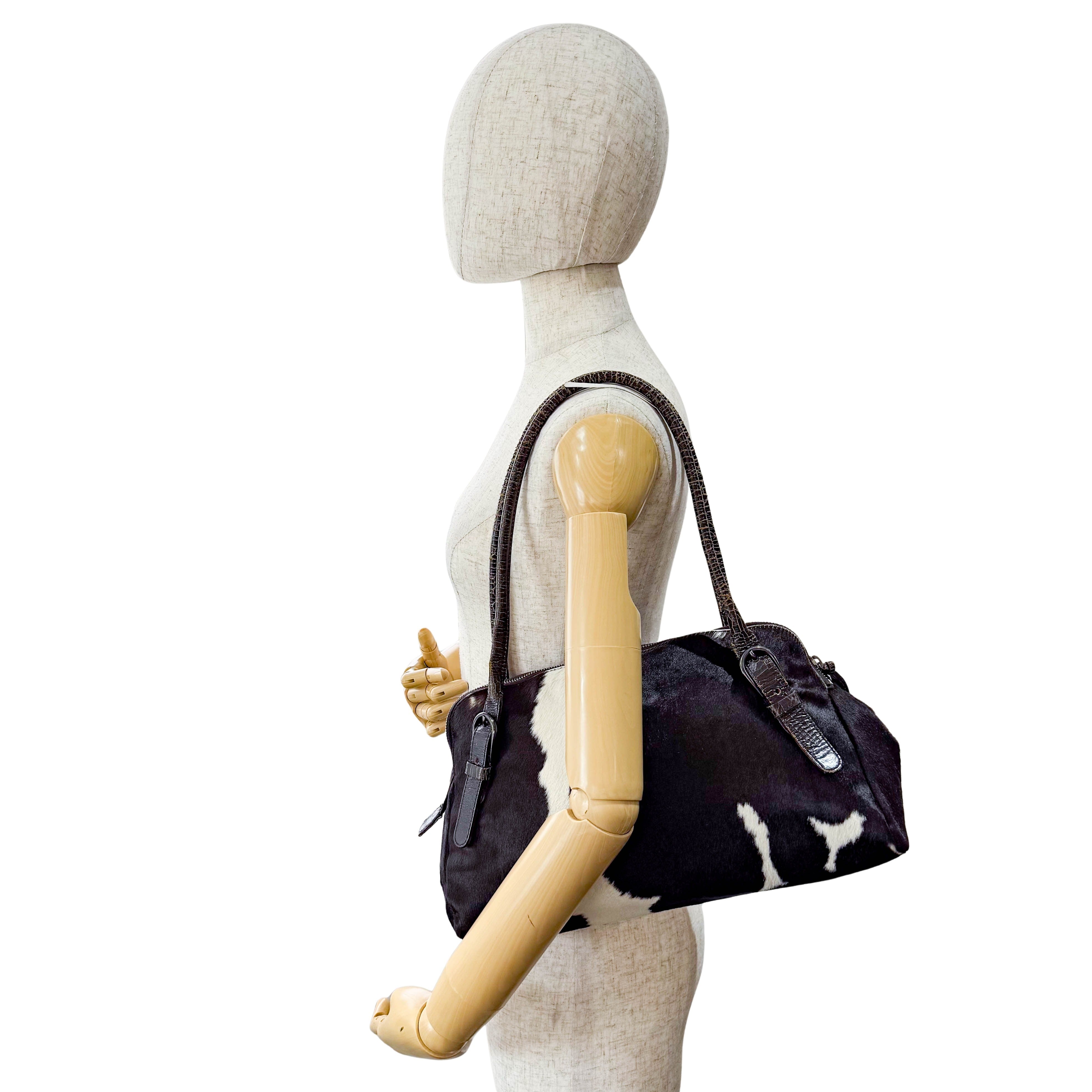 Cow Print Pony Hair Bag