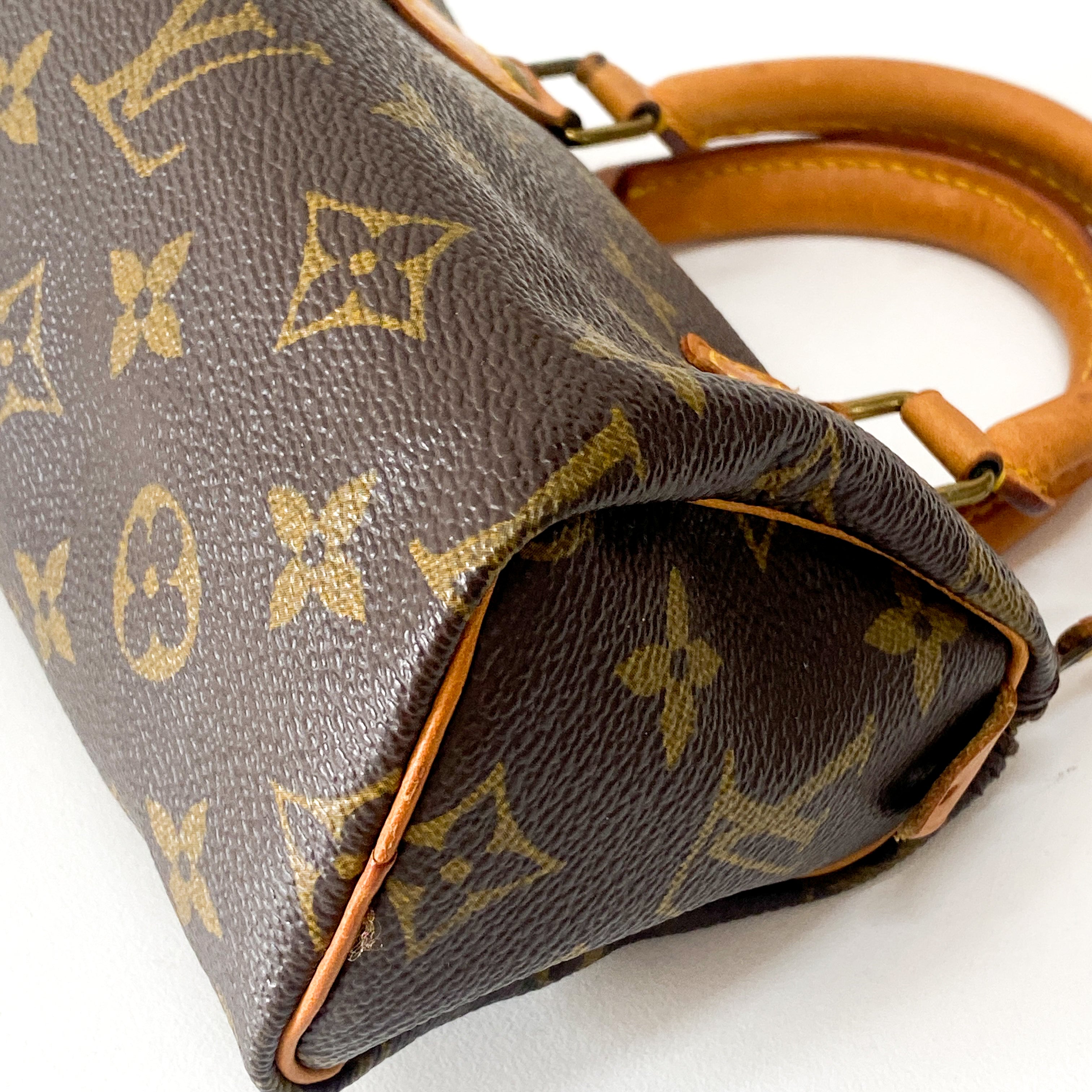 Monogram Mini Speedy Leather Bag