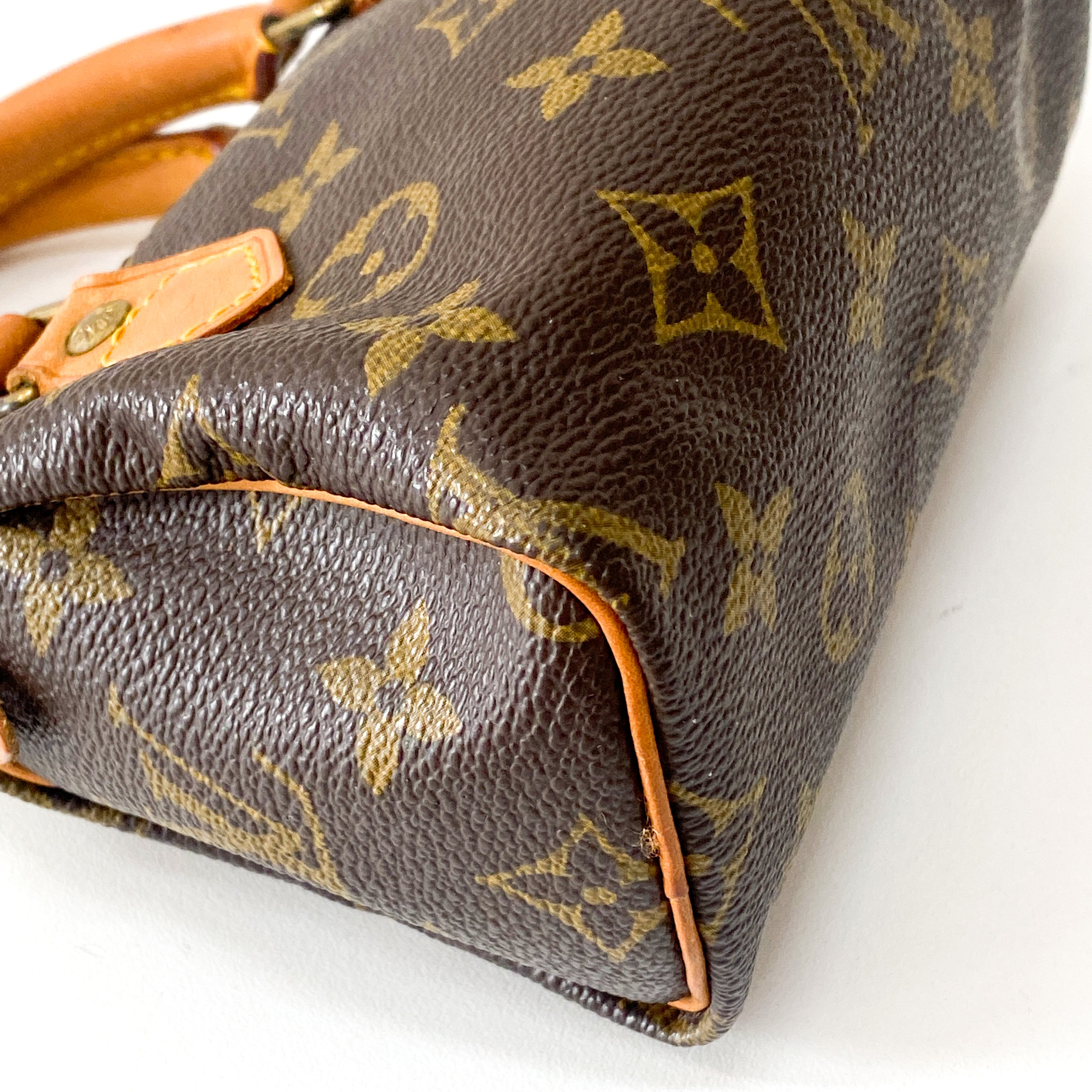 Monogram Mini Speedy Leather Bag