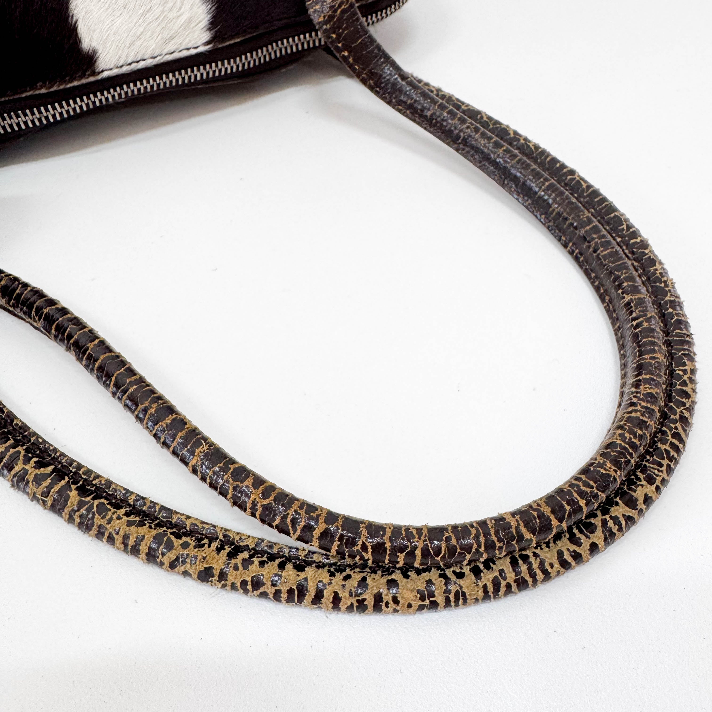 Cow Print Pony Hair Bag