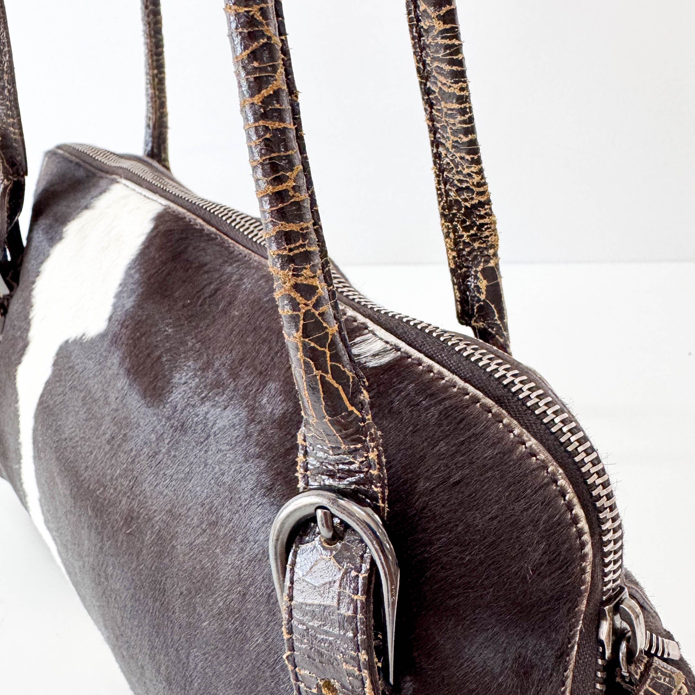 Cow Print Pony Hair Bag