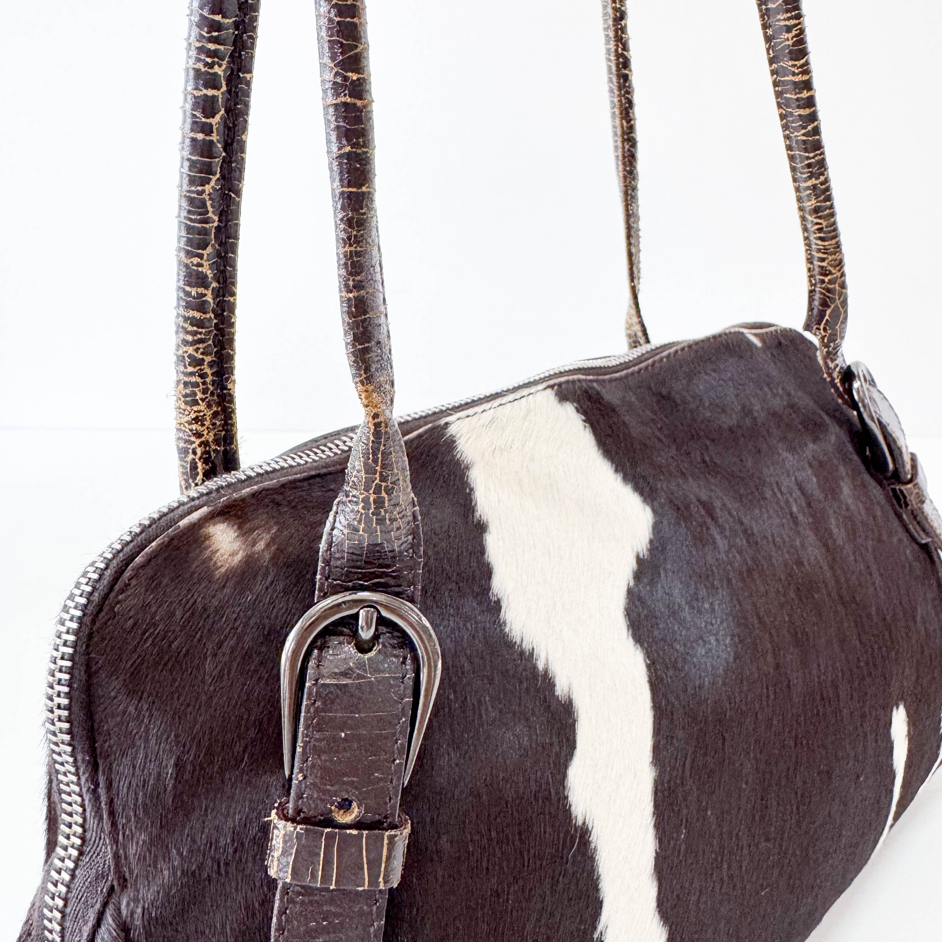 Cow Print Pony Hair Bag