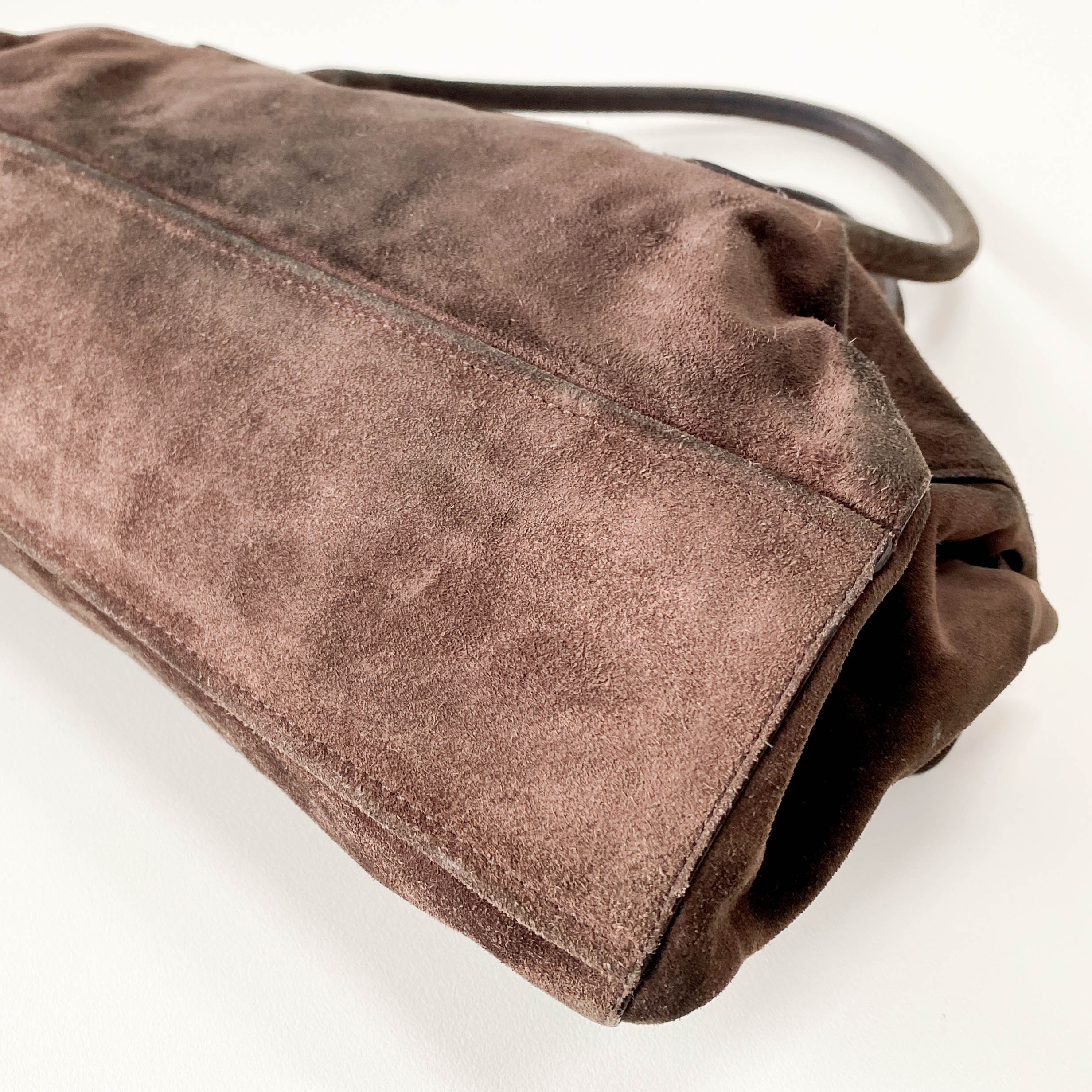 Archive Suede Brown Shoulder Bag