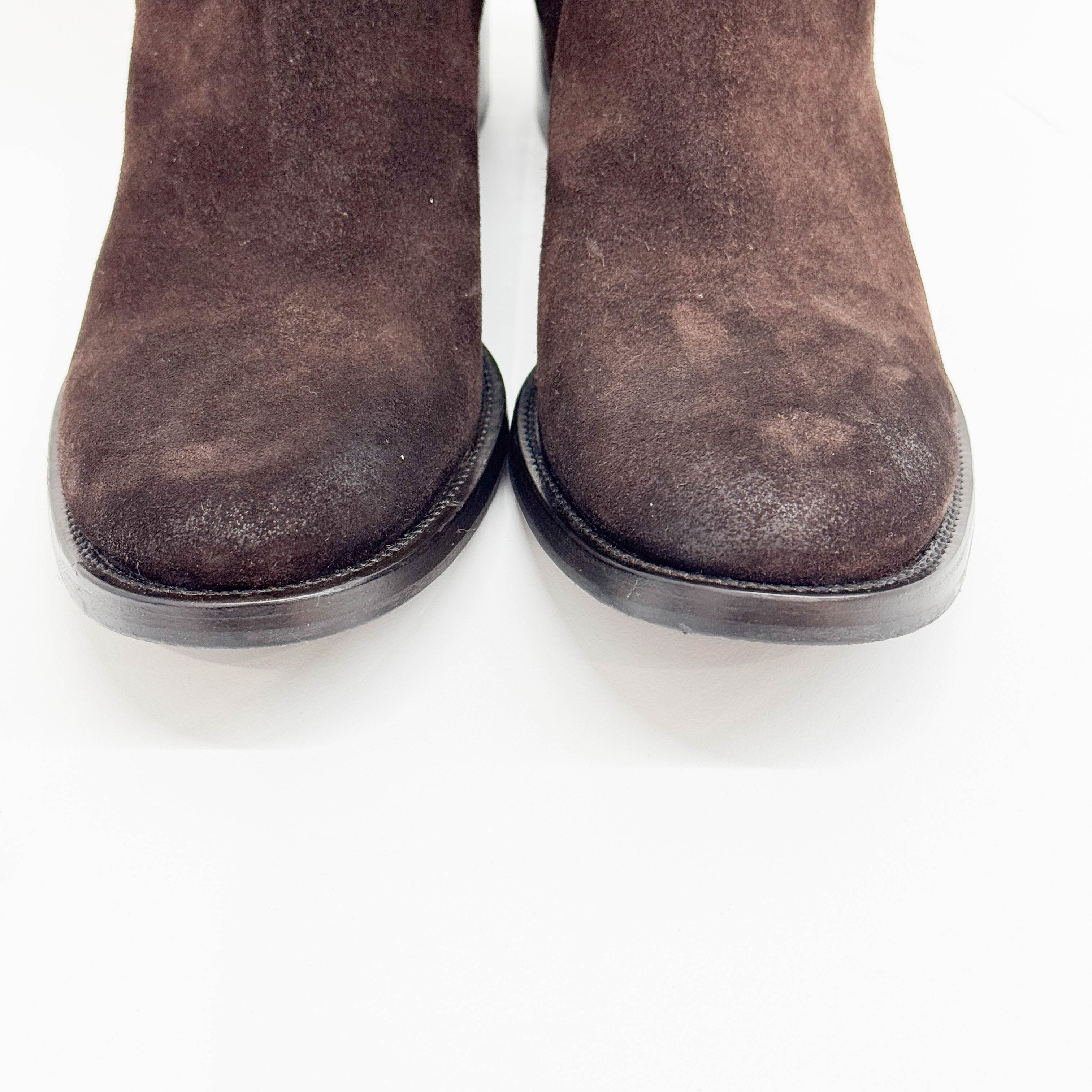 Size 36 1/2 EU Brown Suede Boots