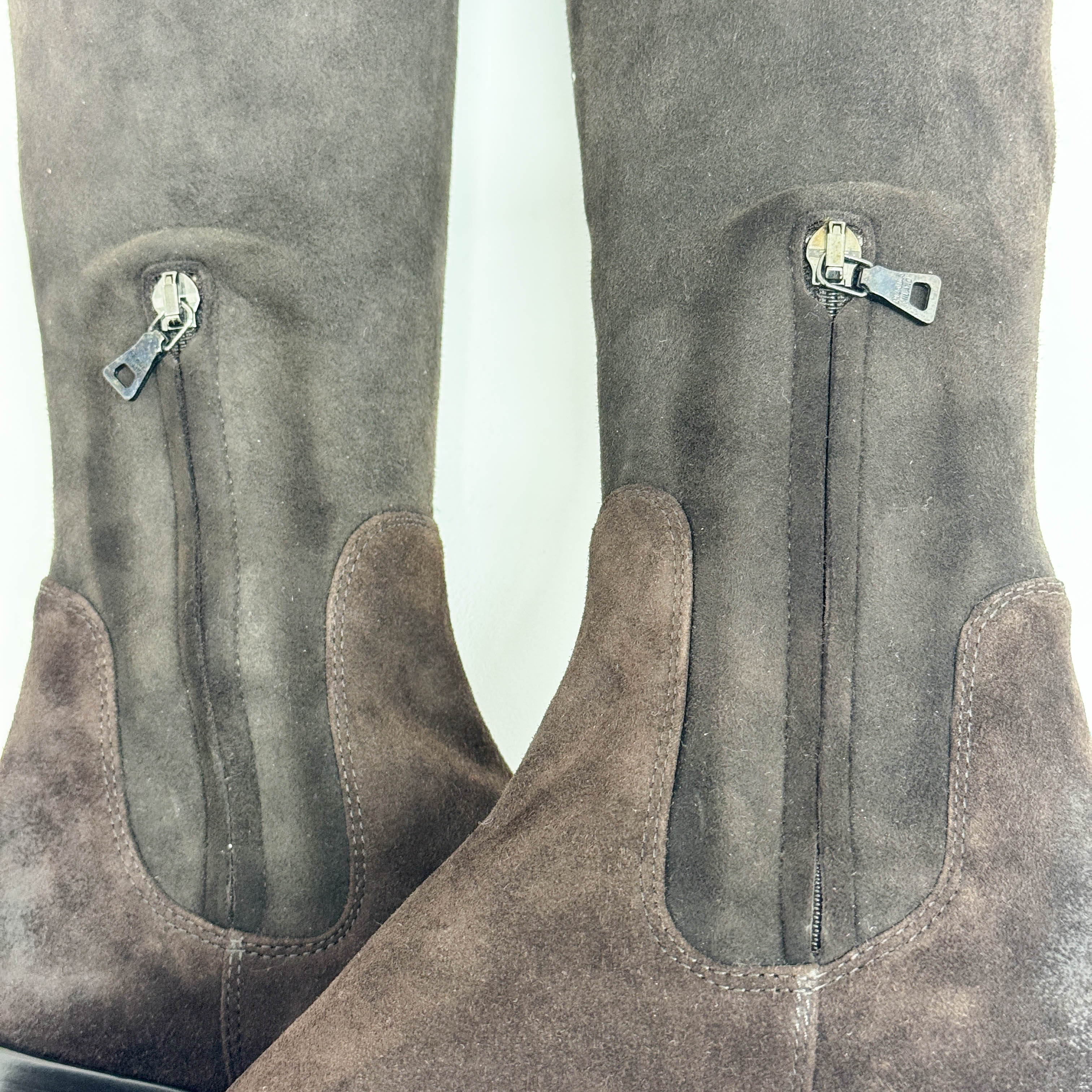 Size 36 1/2 EU Brown Suede Boots