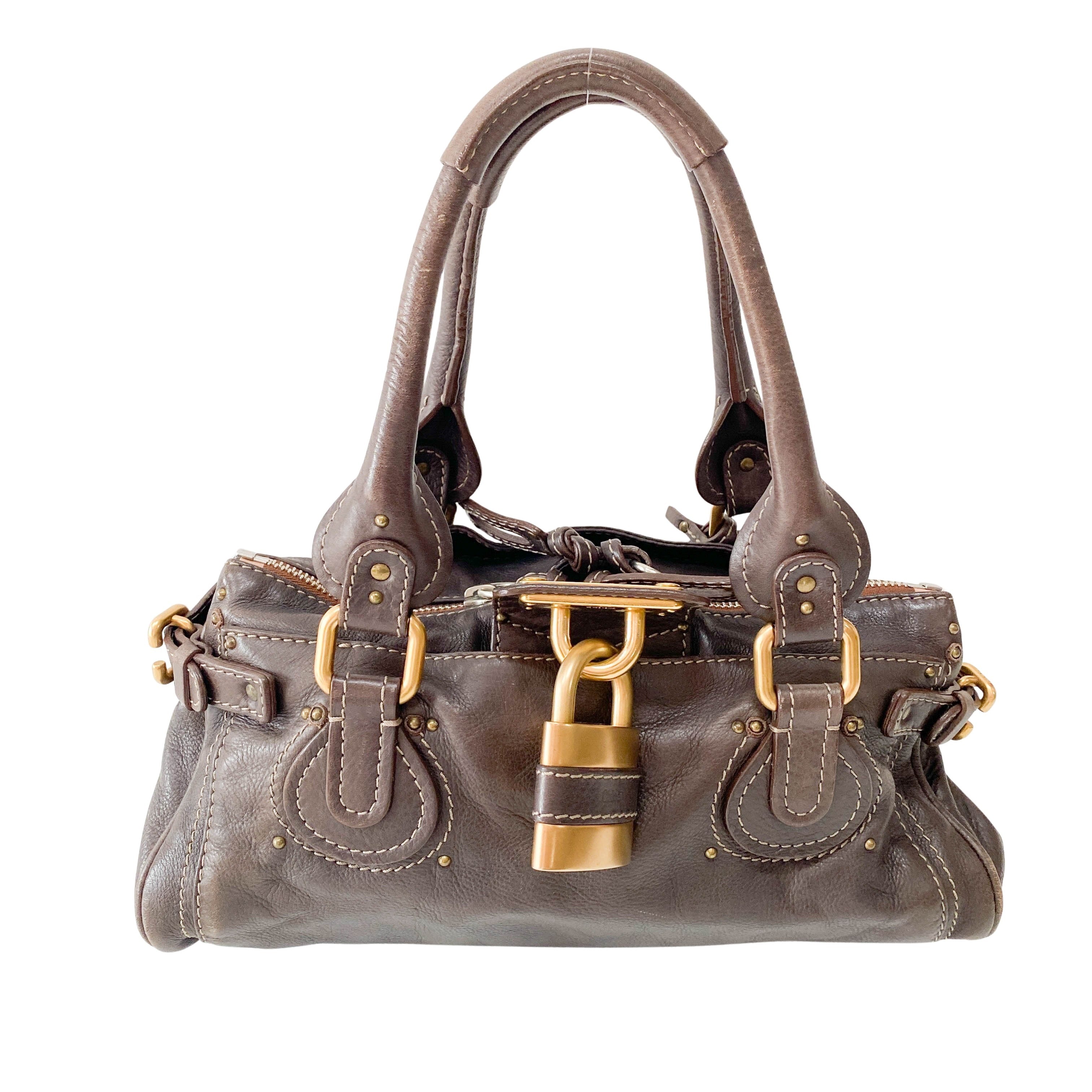 Paddington Brown Leather Shoulder Bag