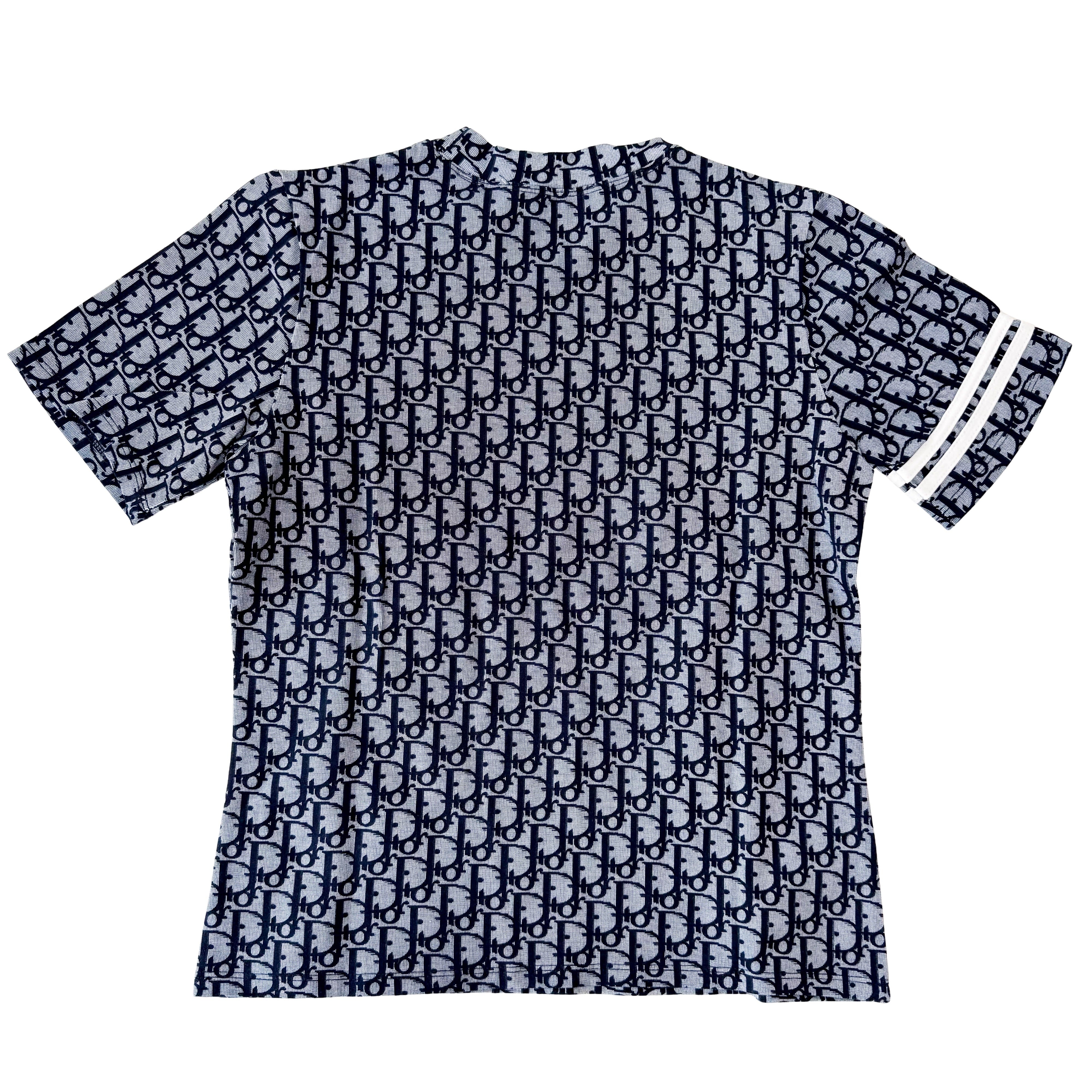 Oblique Size 12 Navy Cotton T-Shirt