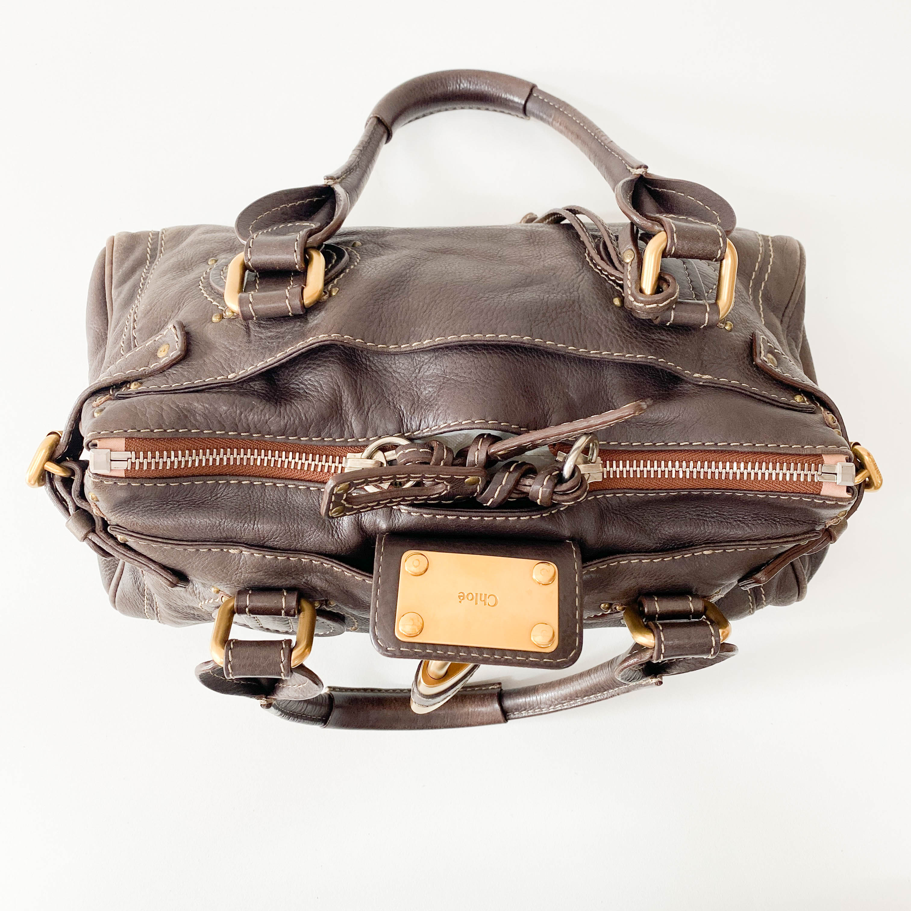 Paddington Brown Leather Shoulder Bag