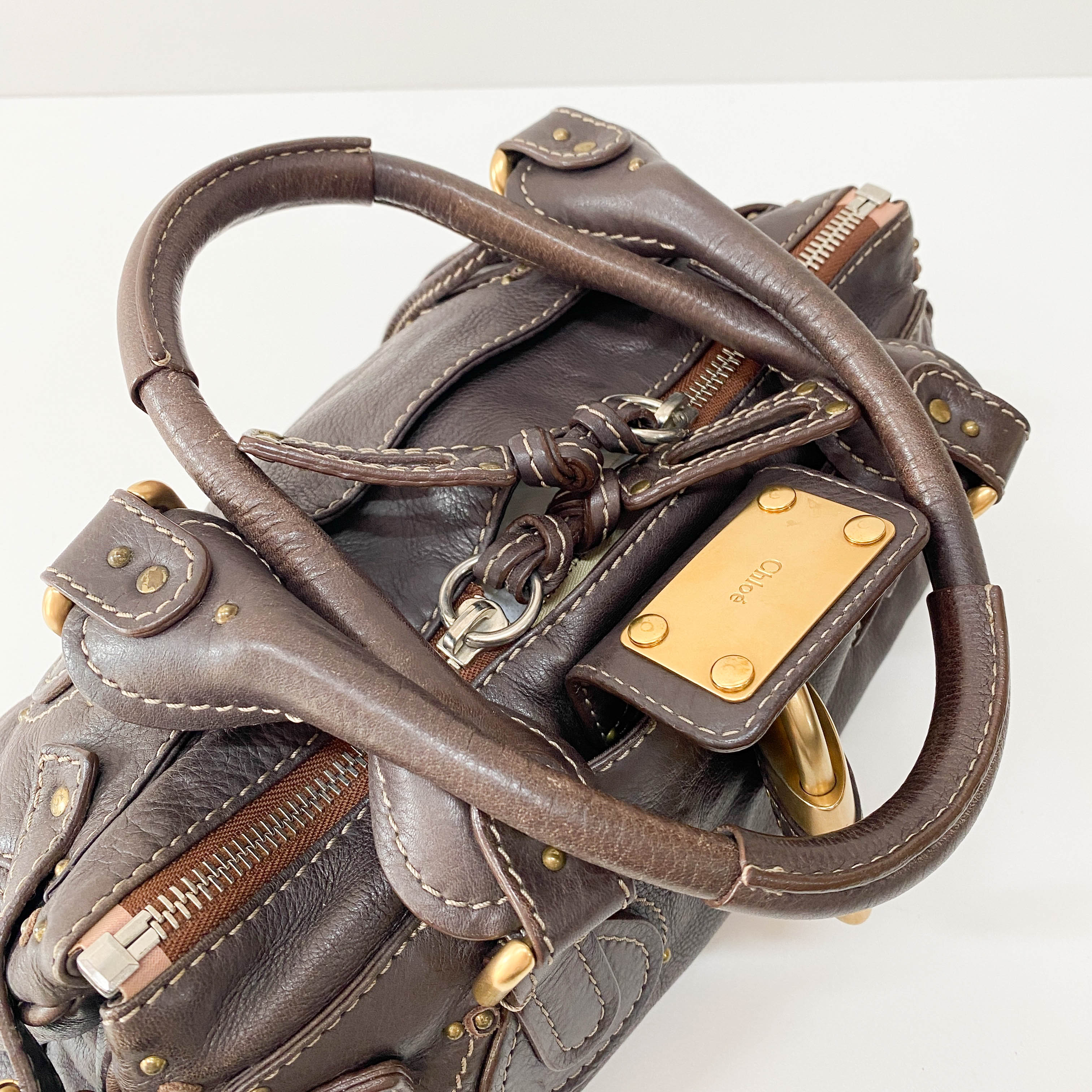 Paddington Brown Leather Shoulder Bag