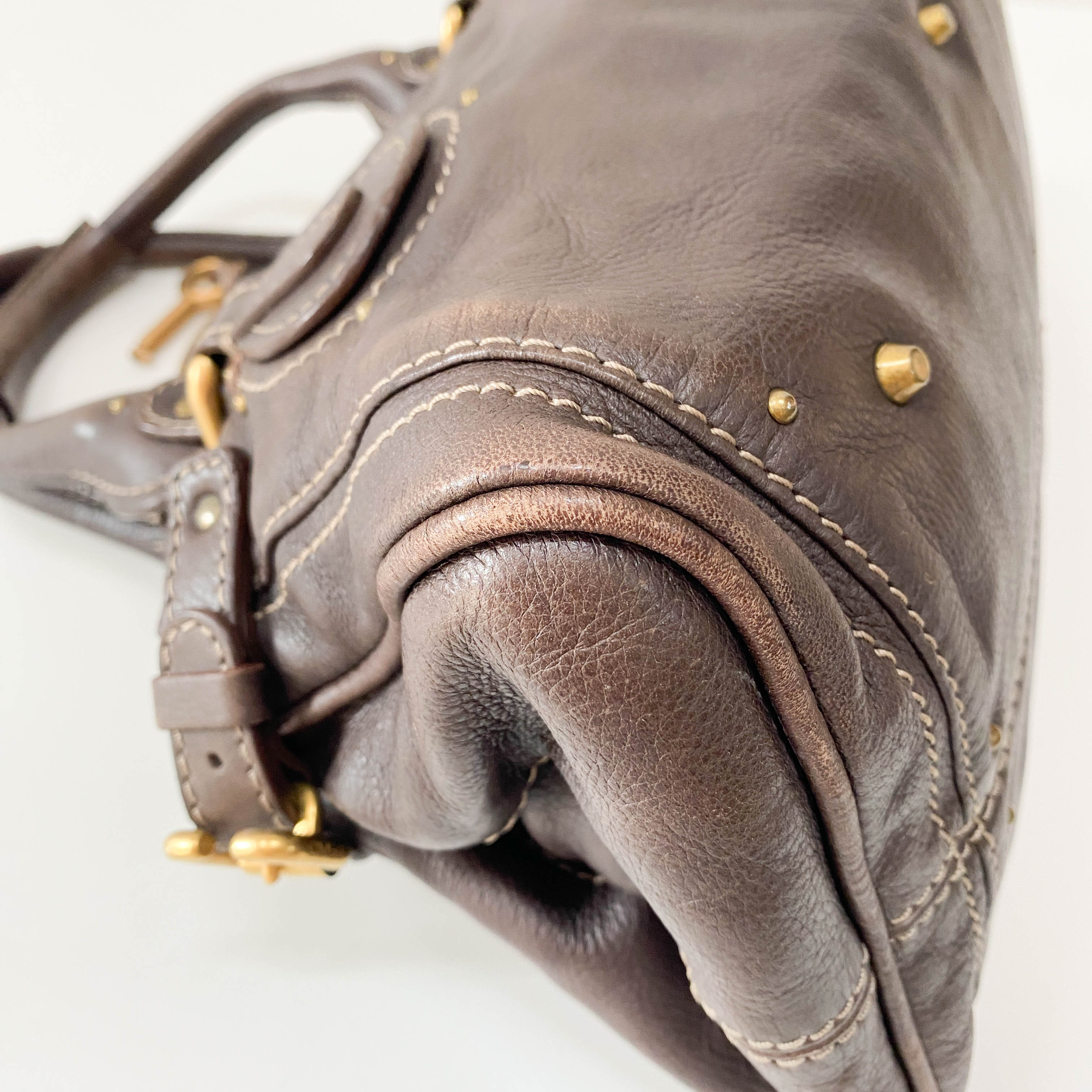 Paddington Brown Leather Shoulder Bag