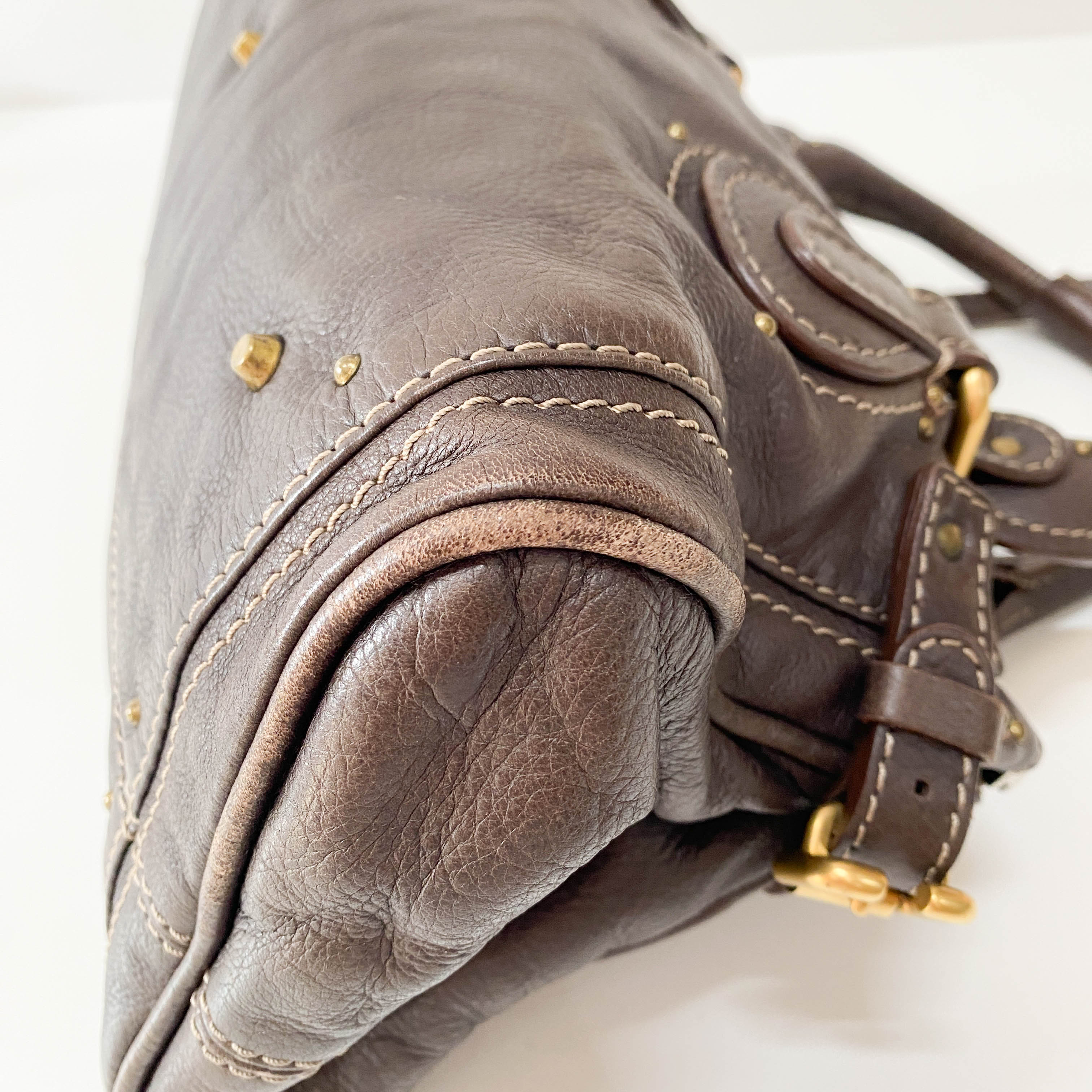 Paddington Brown Leather Shoulder Bag