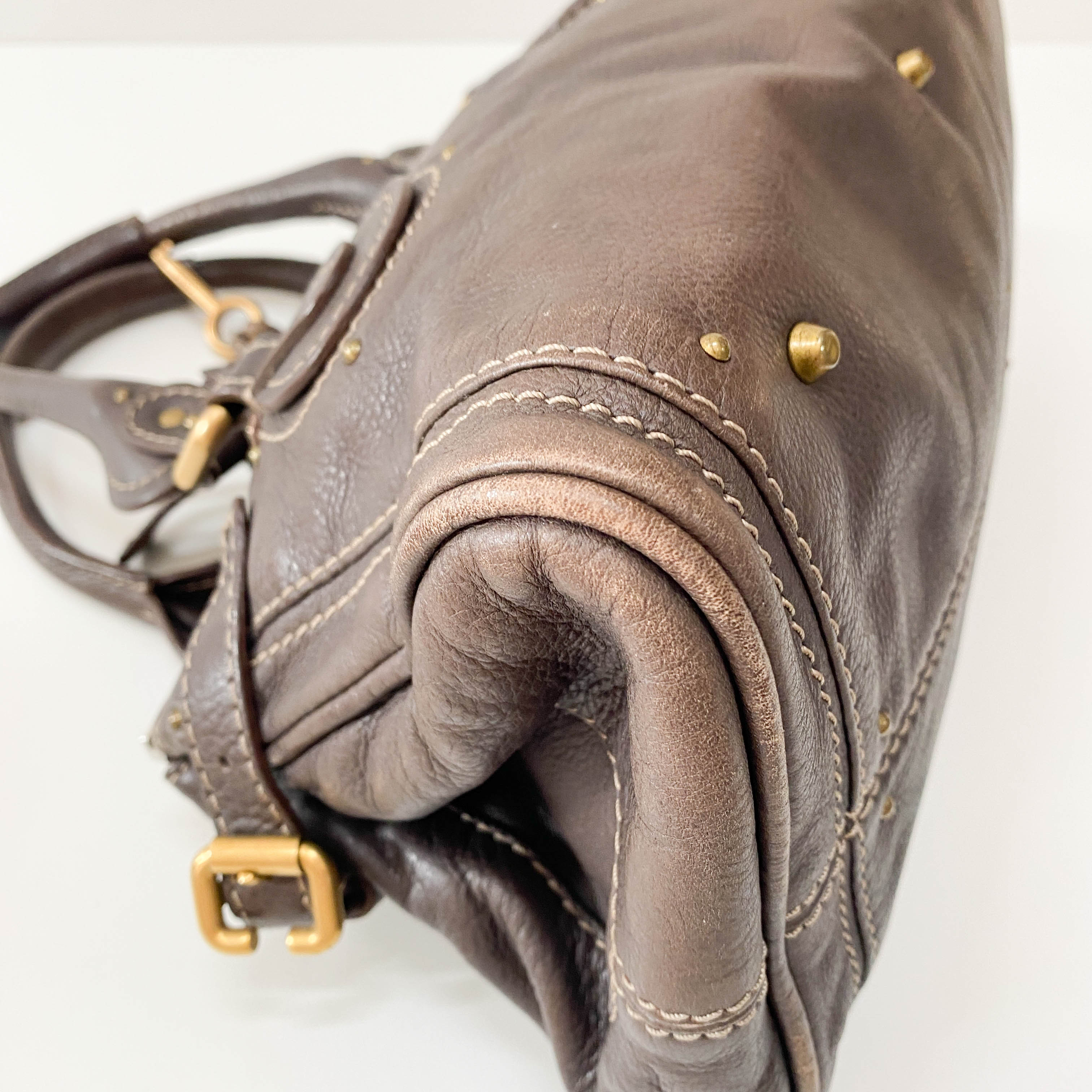 Paddington Brown Leather Shoulder Bag