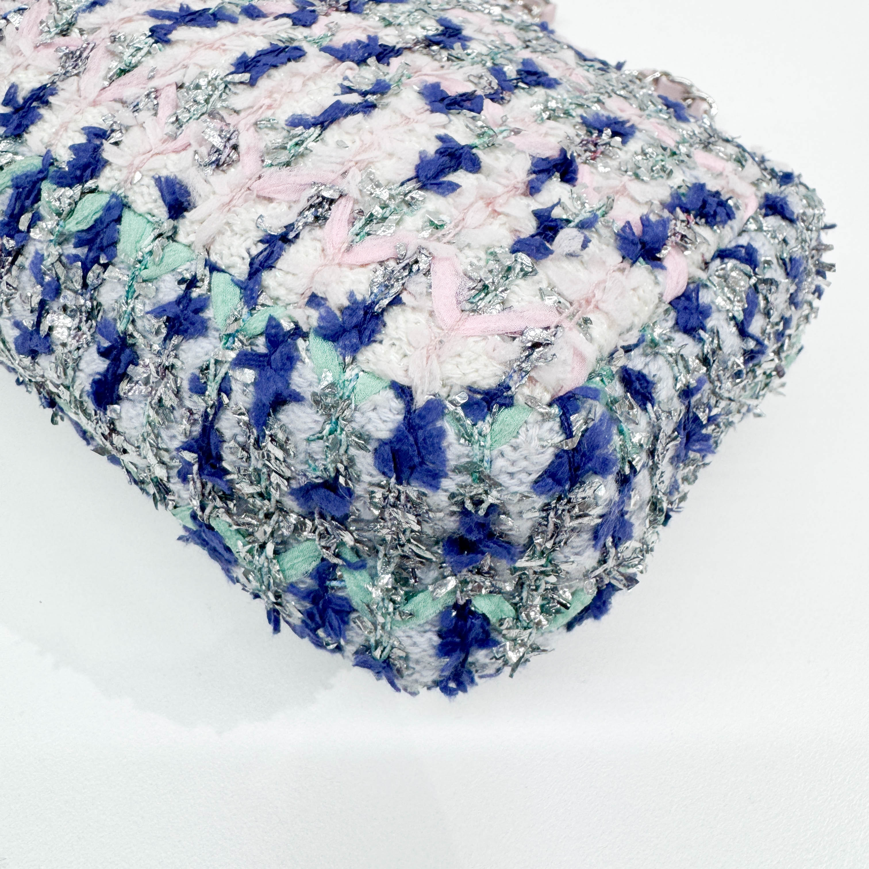 Classic Flap Multicolor Tweed Shoulder Bag