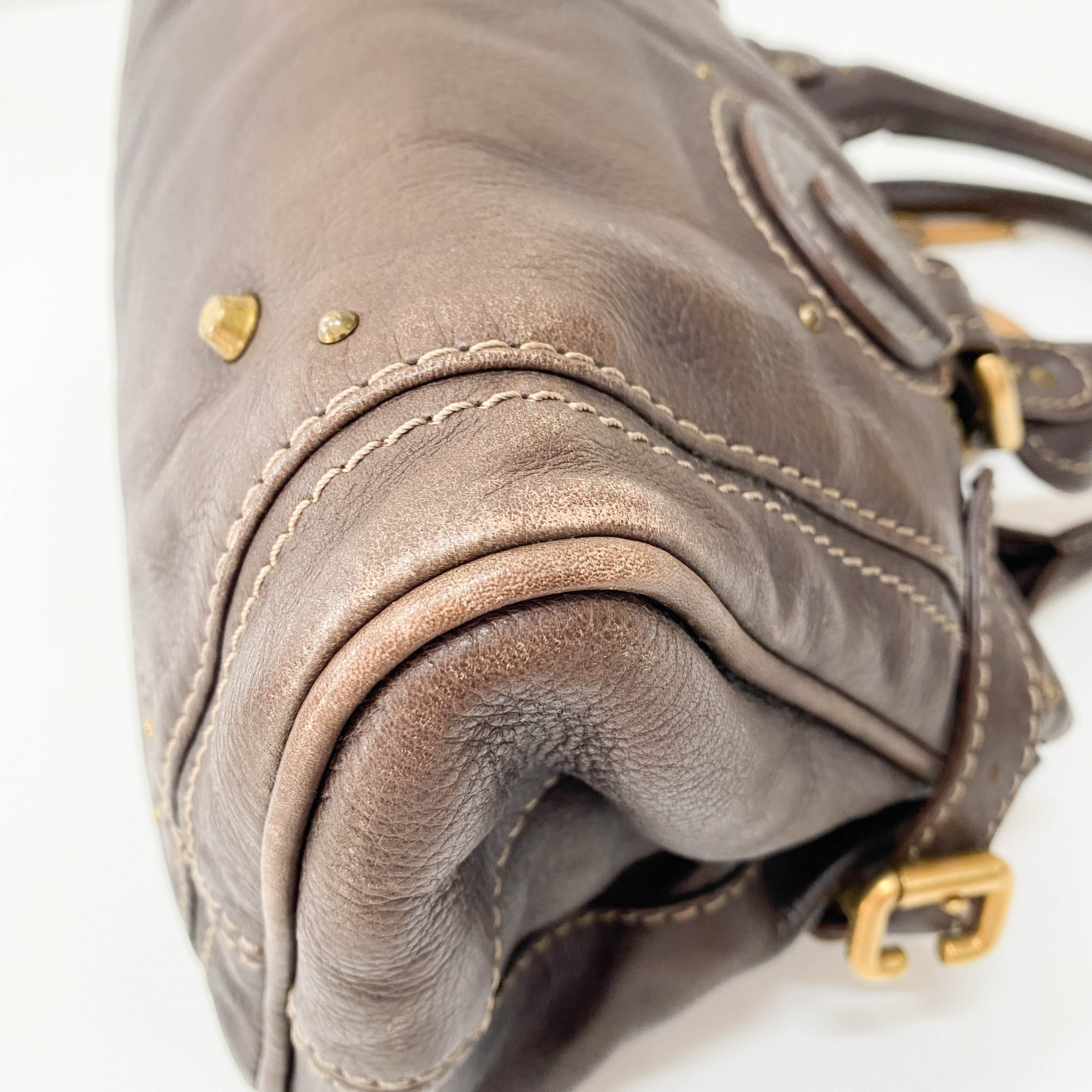 Paddington Brown Leather Shoulder Bag