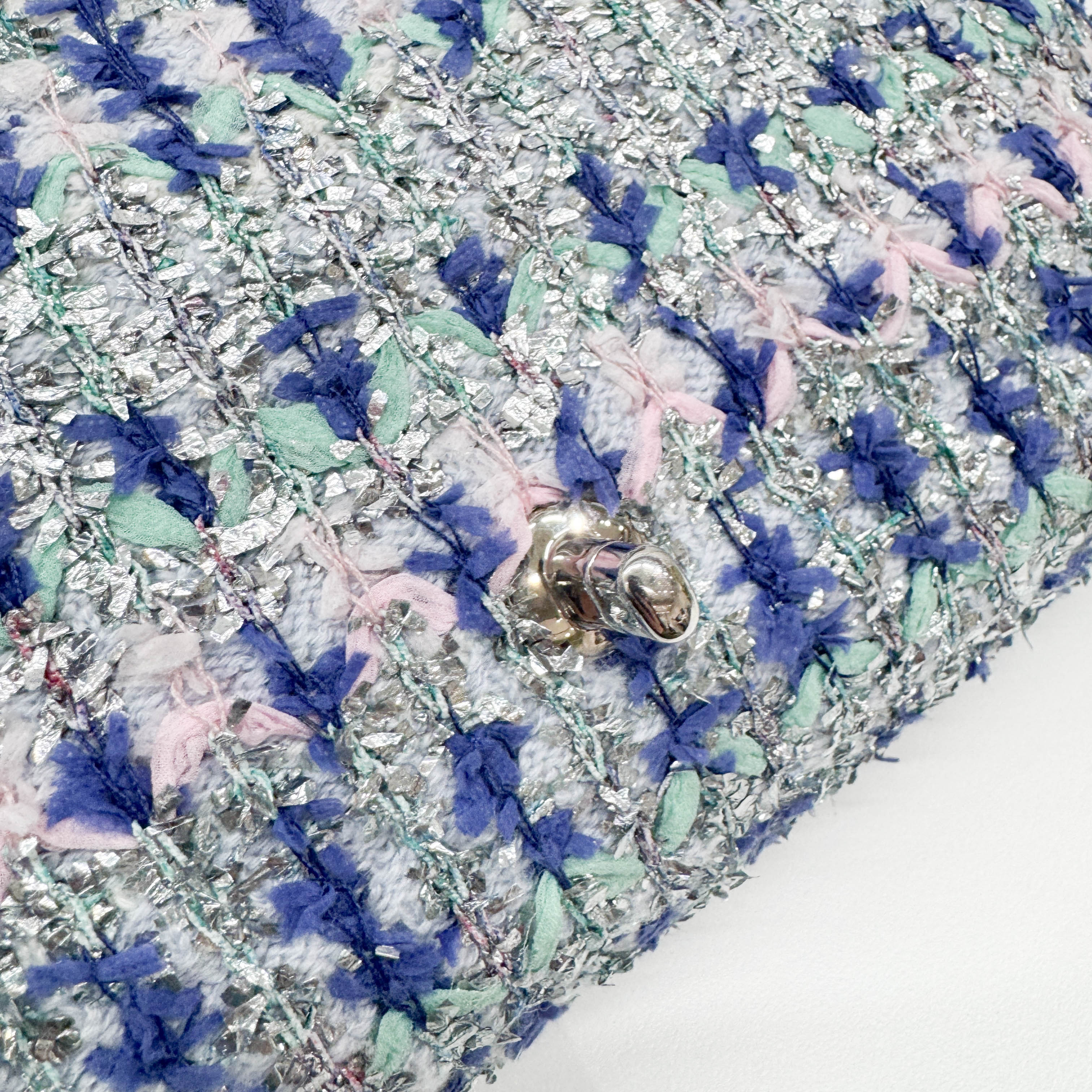 Classic Flap Multicolor Tweed Shoulder Bag