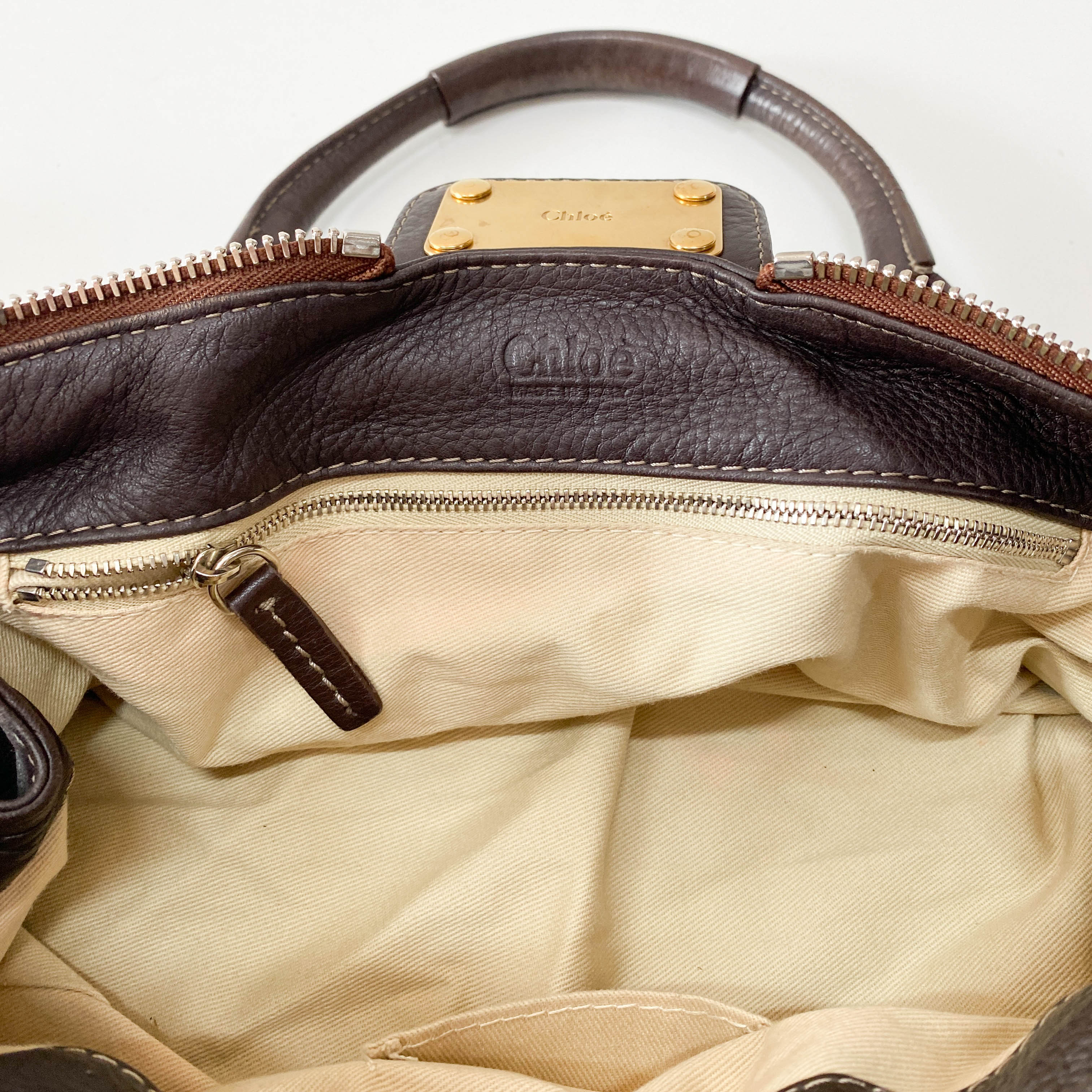 Paddington Brown Leather Shoulder Bag