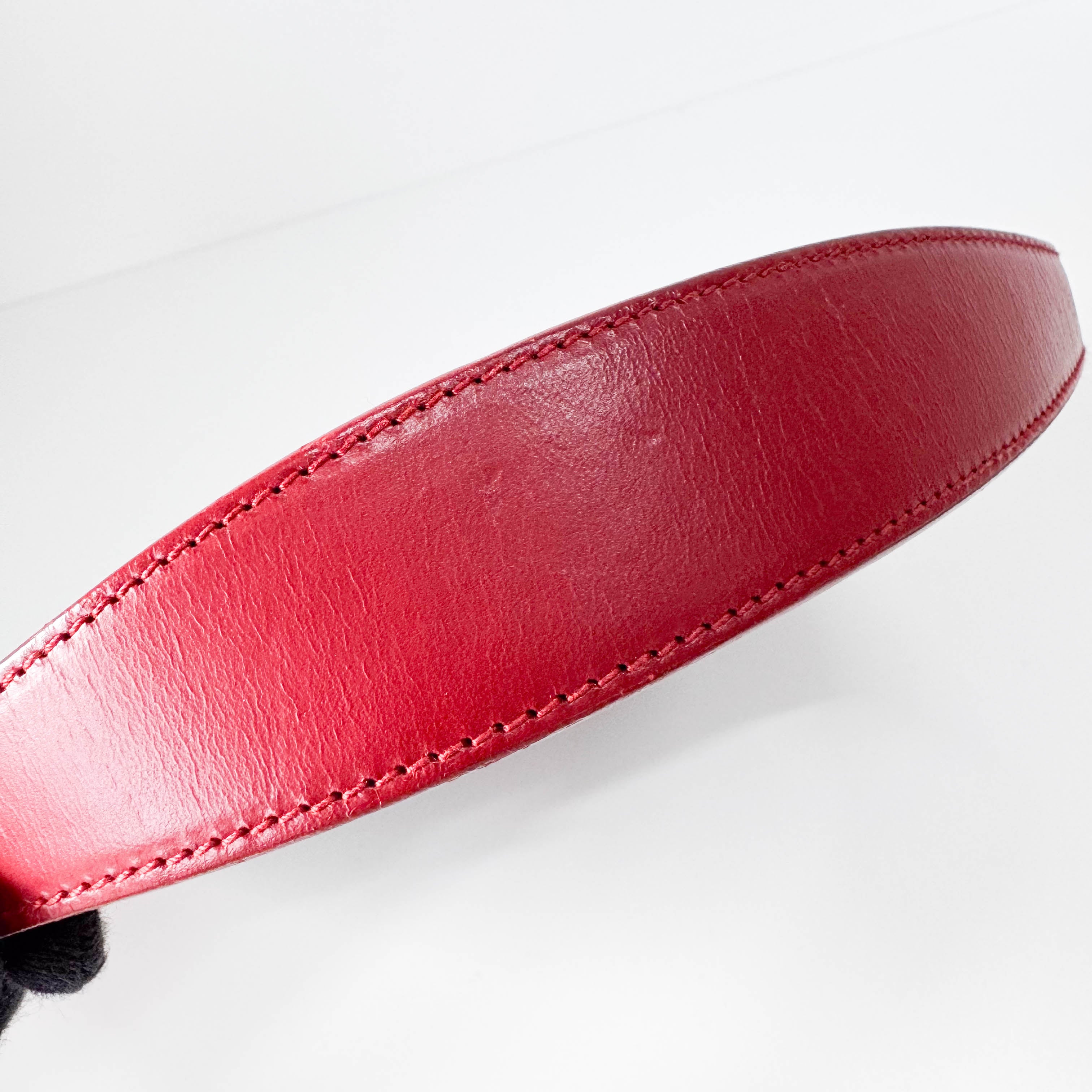 Red GG Canvas Jackie Bag