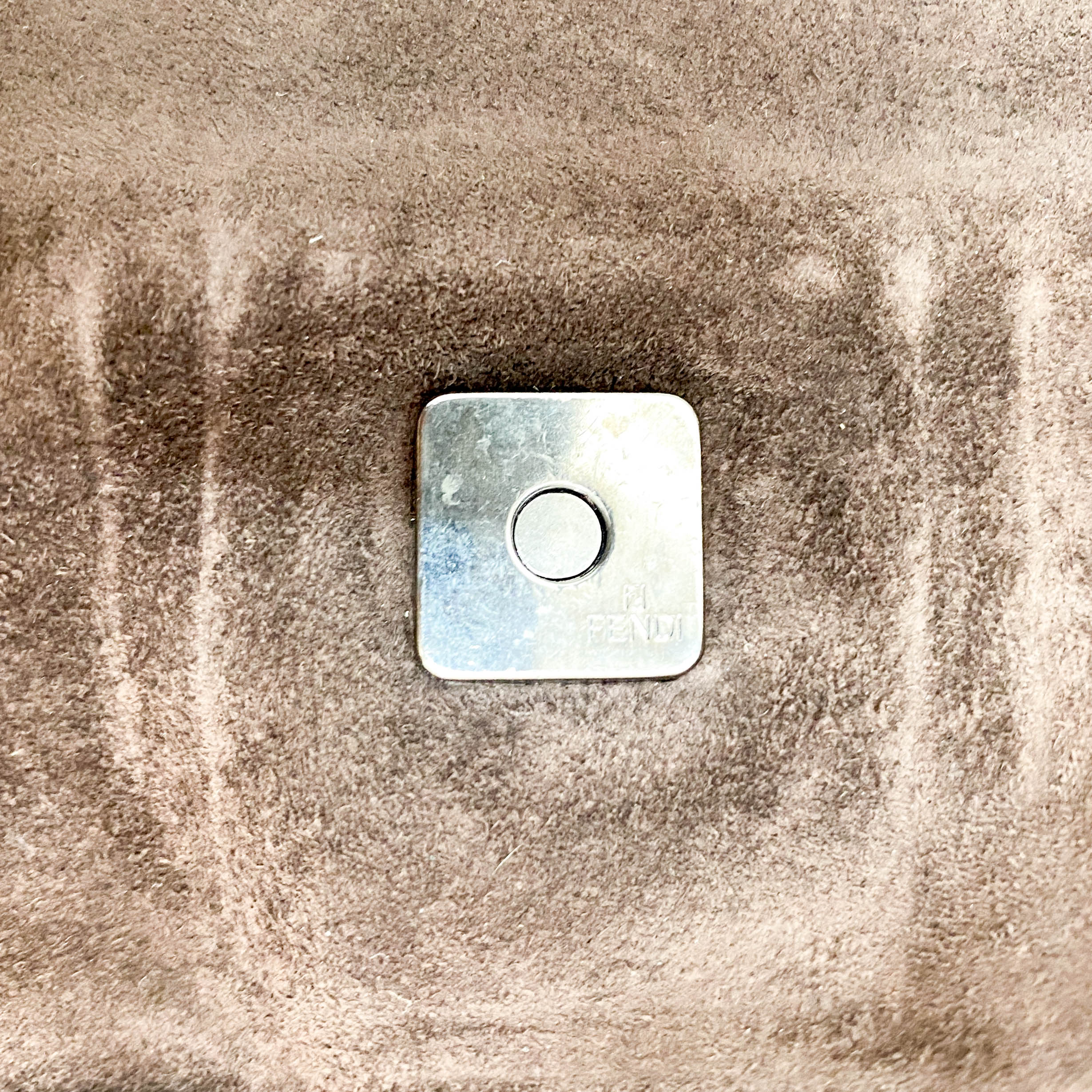 Mamma Baguette Suede Brown Shoulder Bag