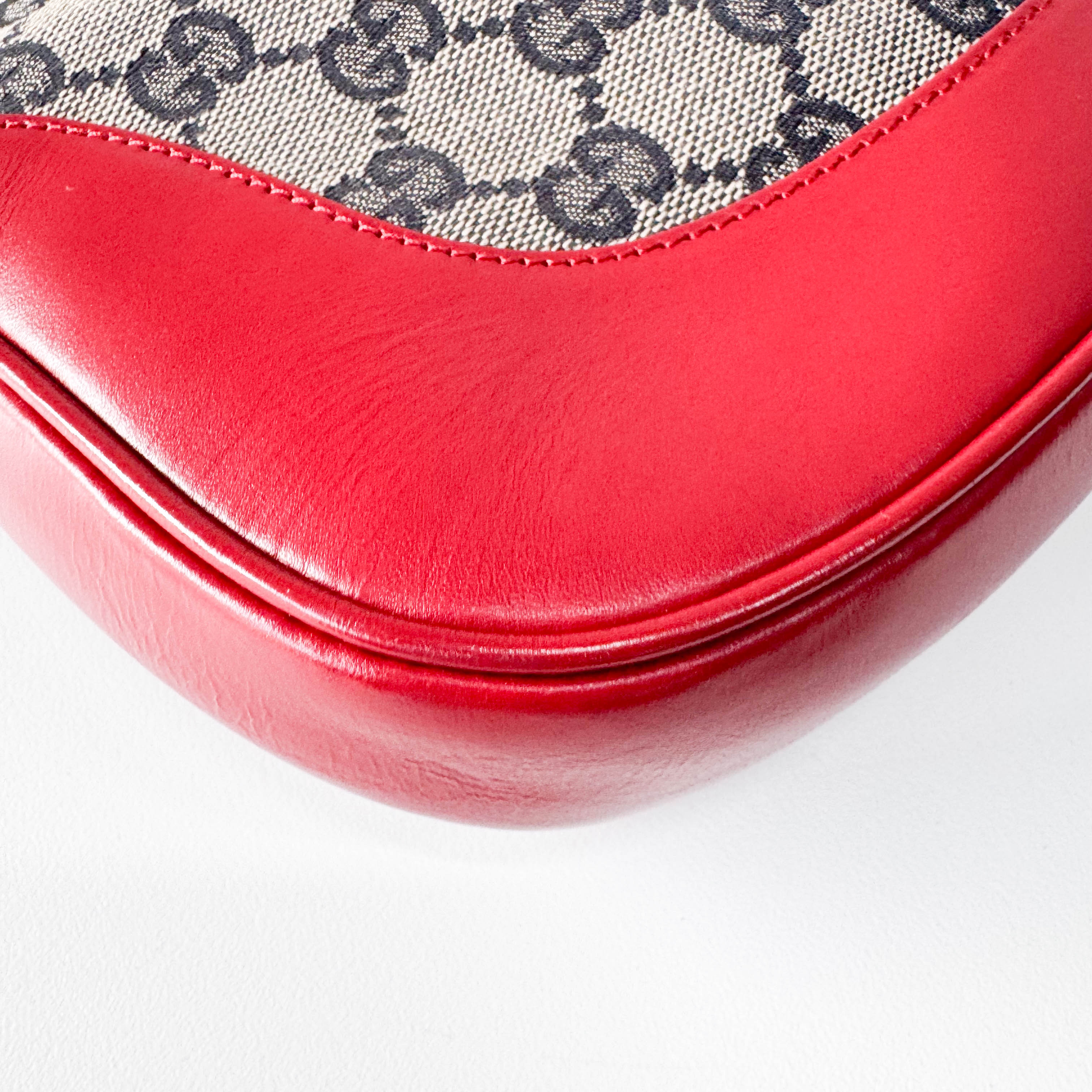 Red GG Canvas Jackie Bag