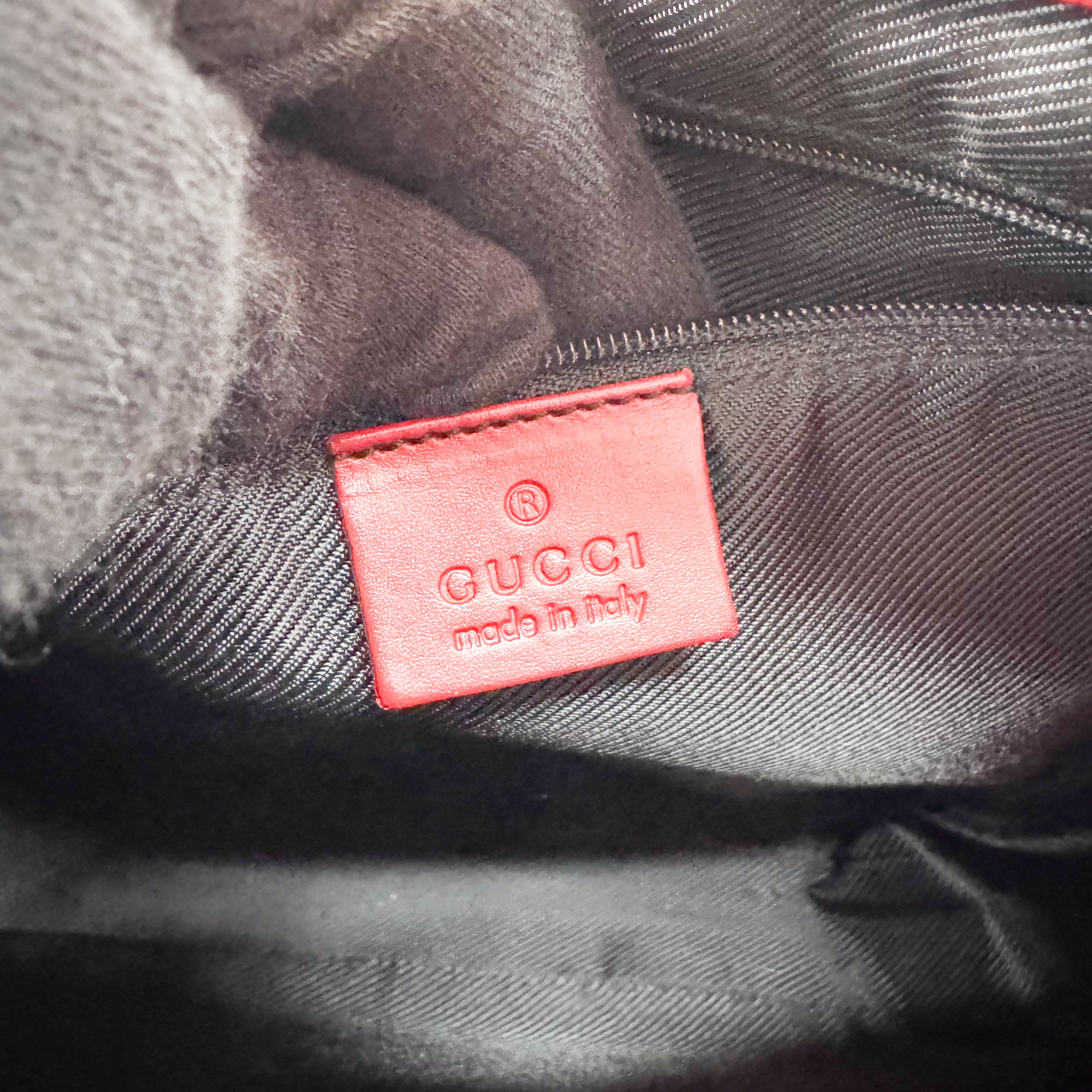 Red GG Canvas Jackie Bag