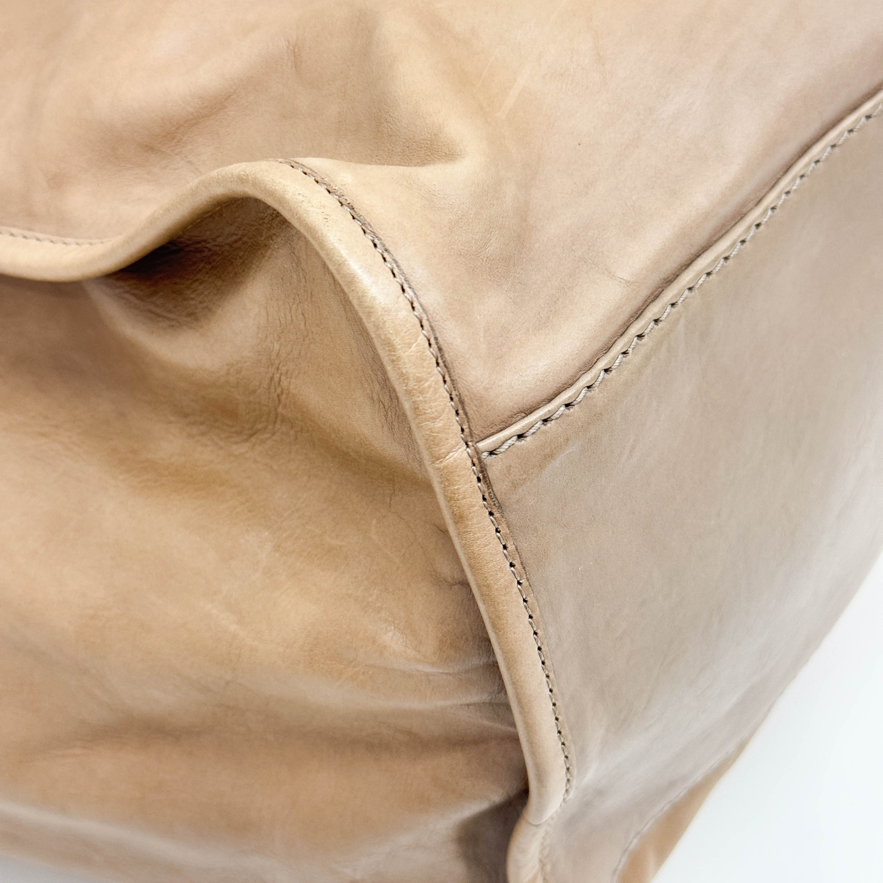 Stirrup Brown Leather Shoulder Bag