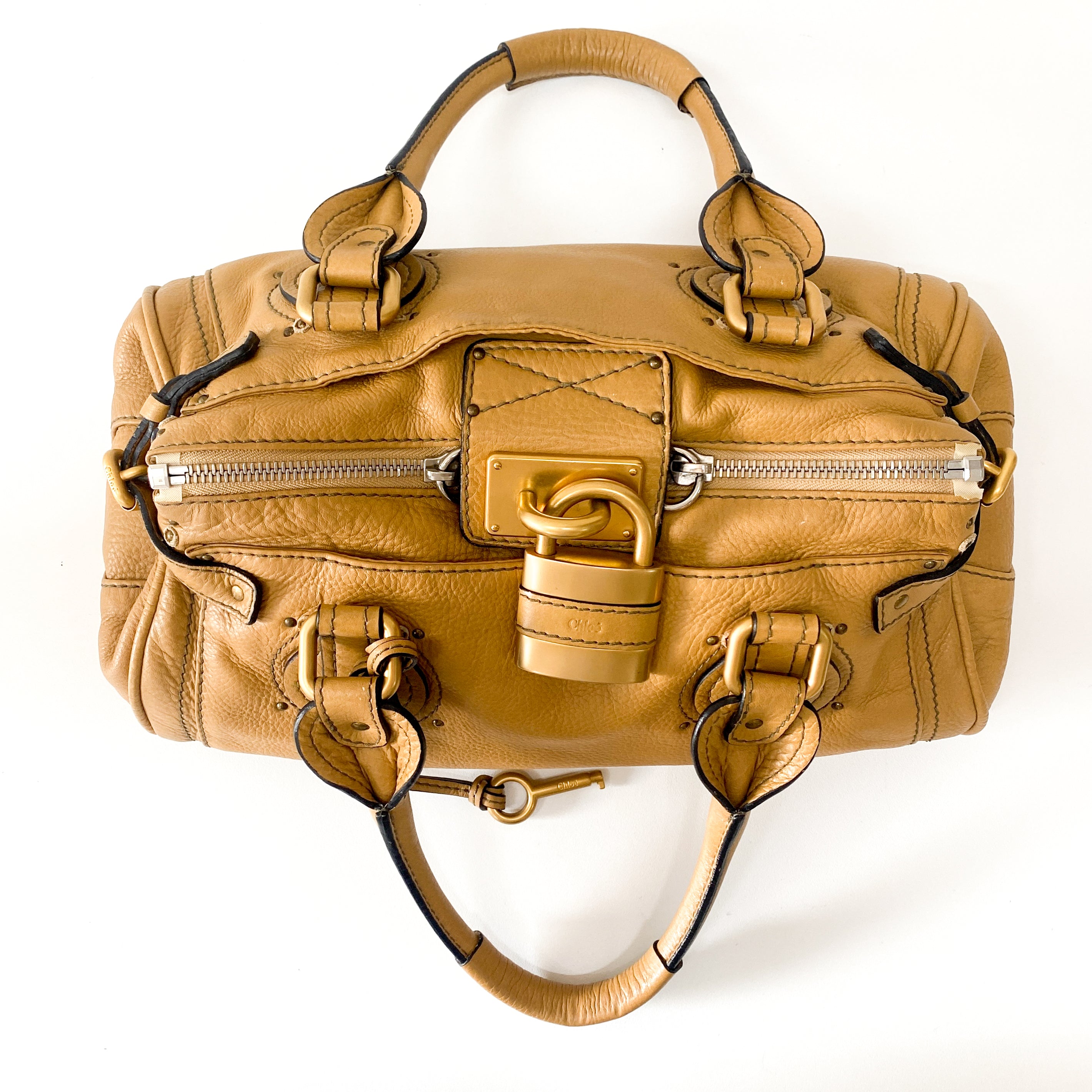 Paddington Brown Leather Shoulder Bag
