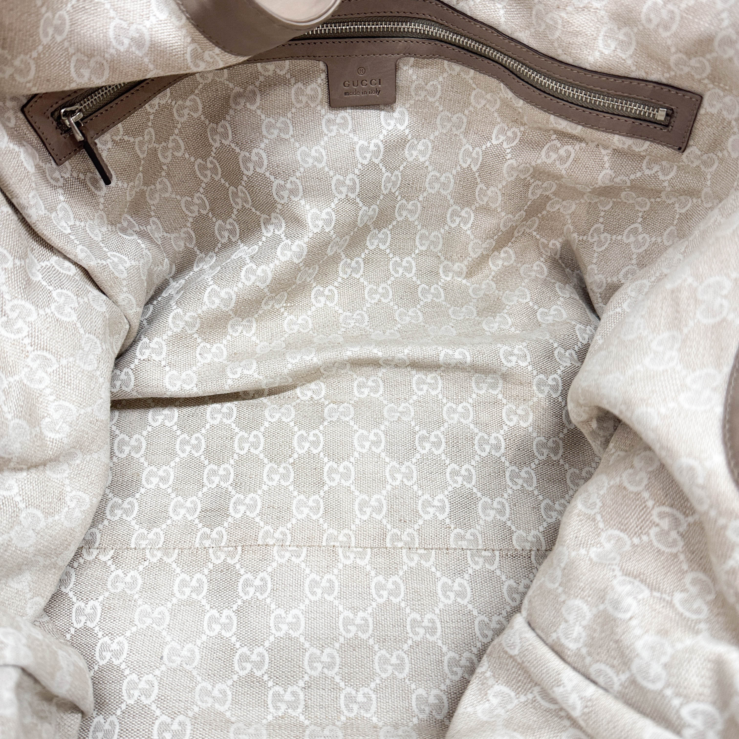 Stirrup Brown Leather Shoulder Bag