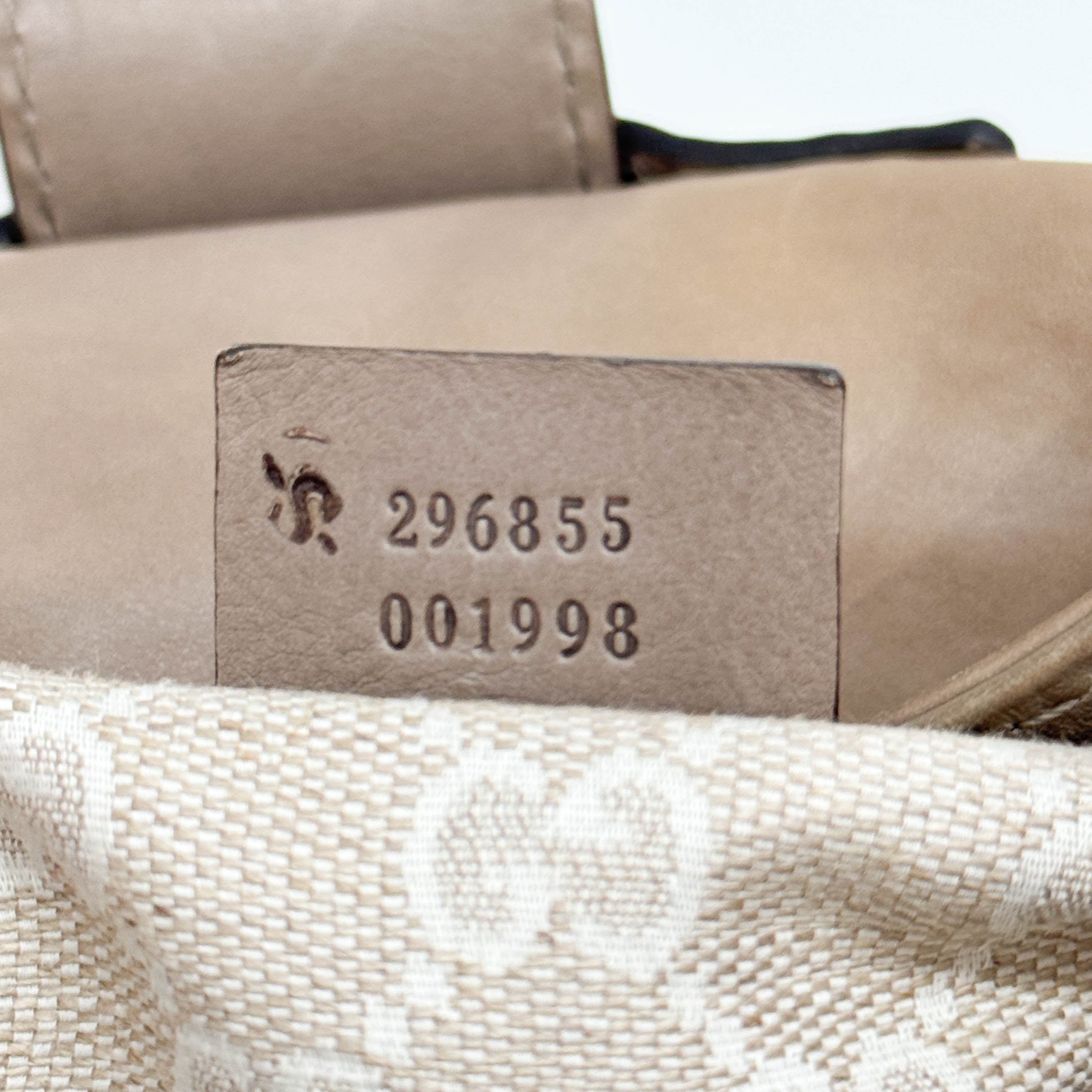 Stirrup Brown Leather Shoulder Bag