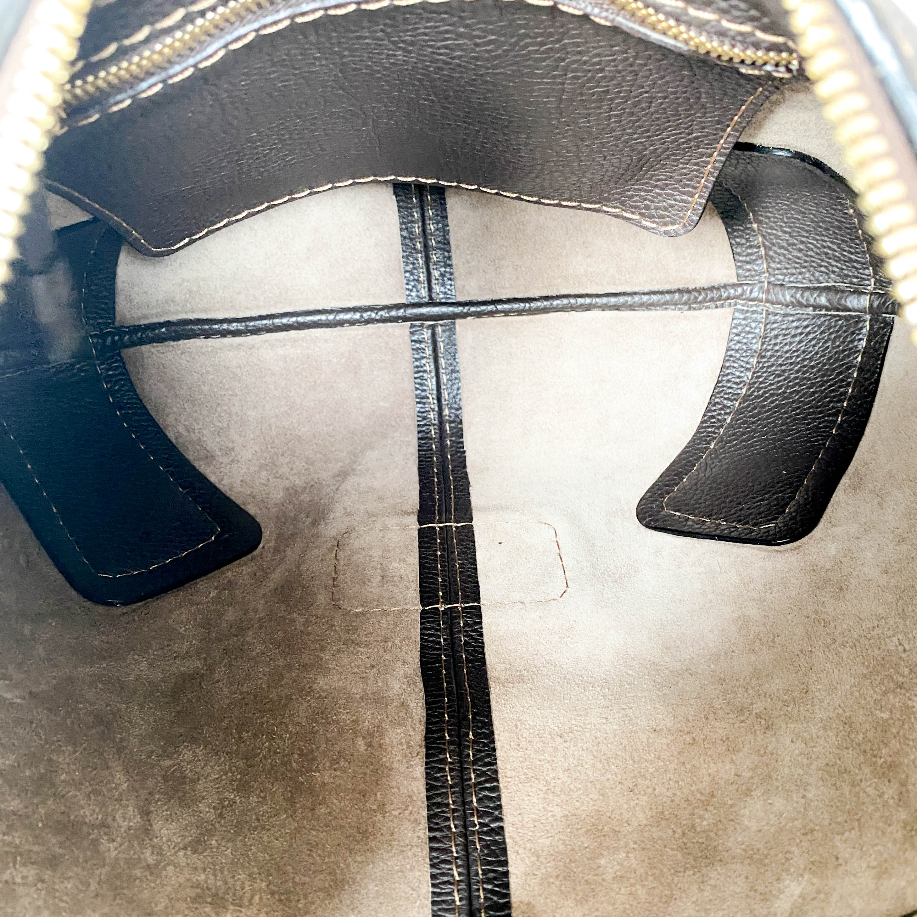 Brown Leather Hobo Shoulder Bag