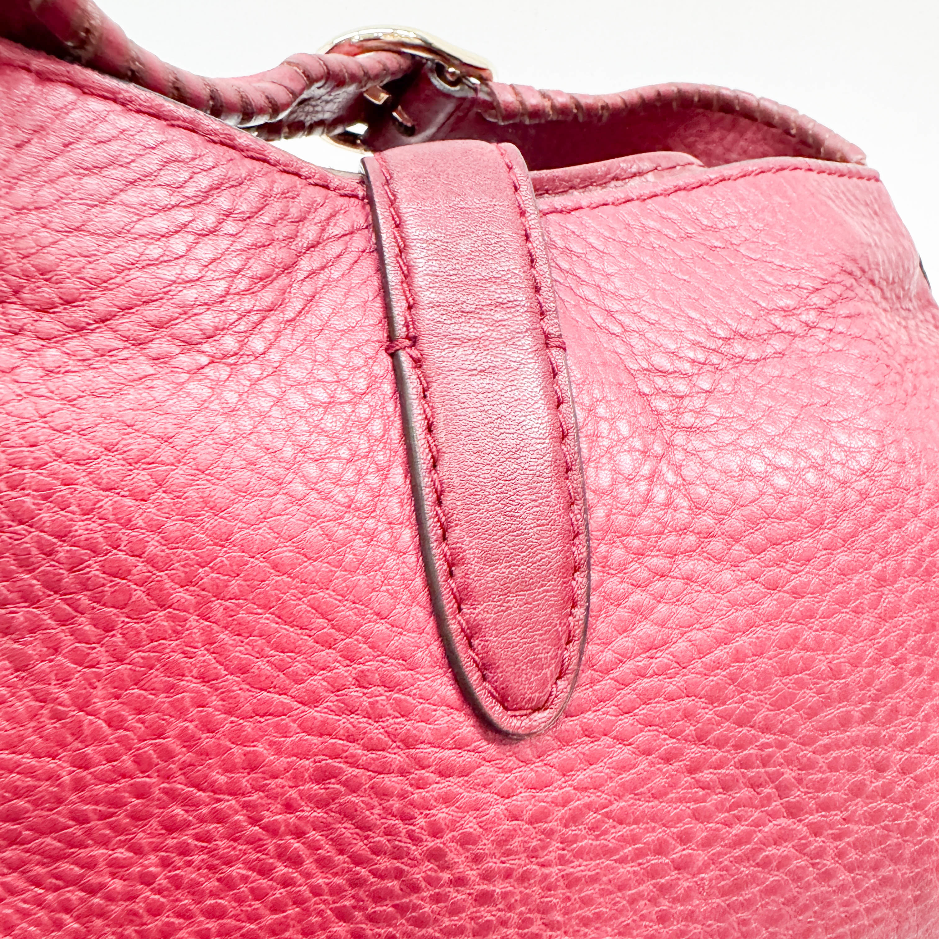 New Jackie Cherry Leather Two Way Bag